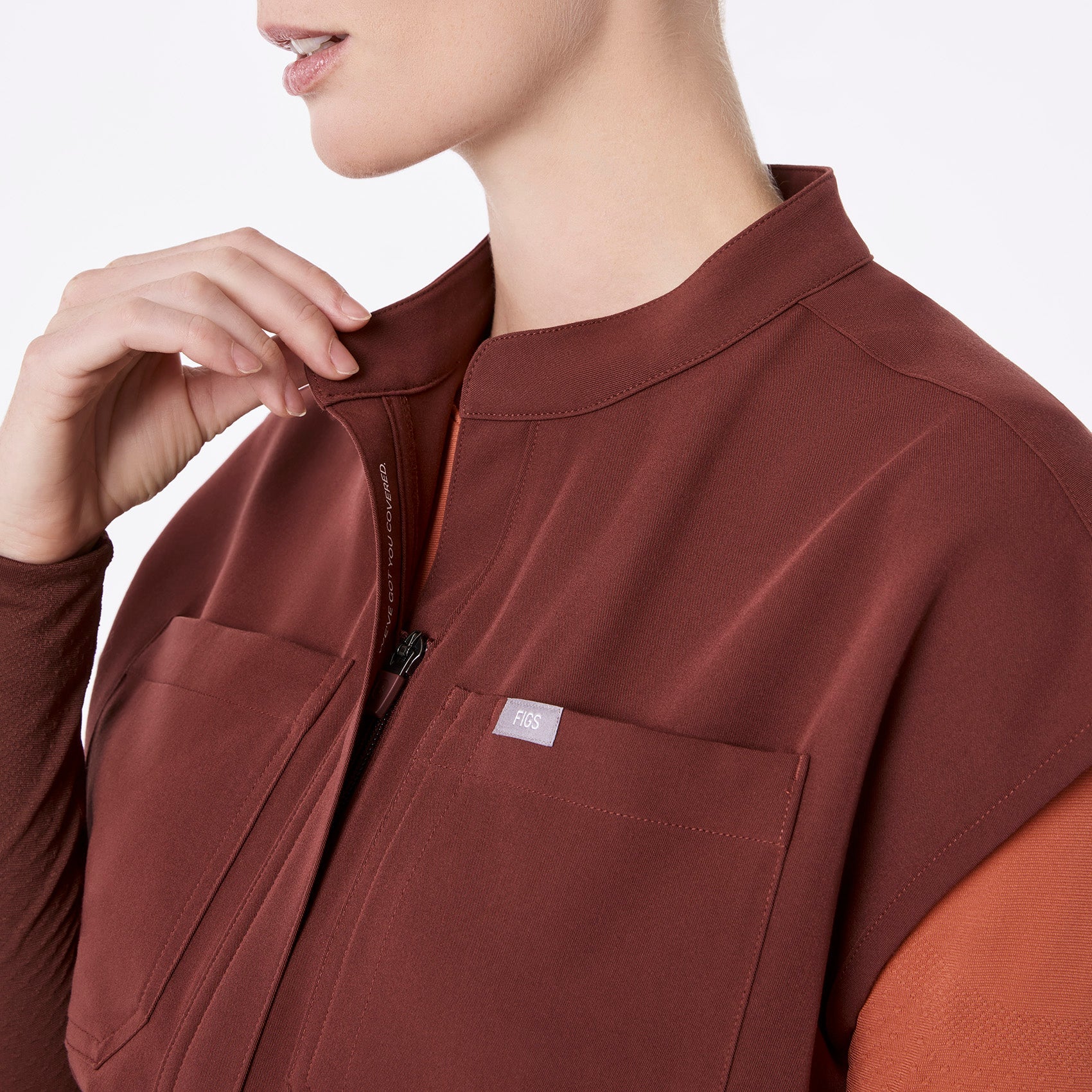 Rafaela Jogger ScrubJumpsuit™ - Walnut