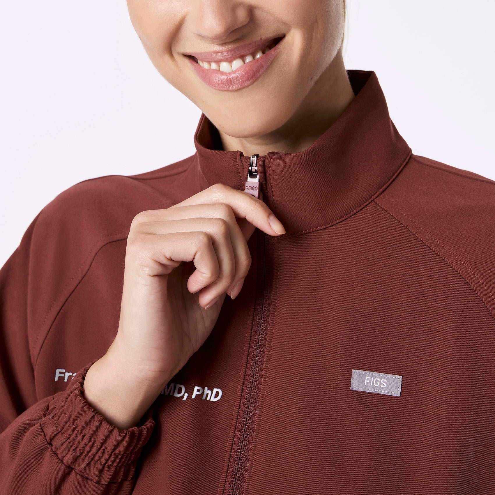 Sydney Scrub Jacket - Walnut