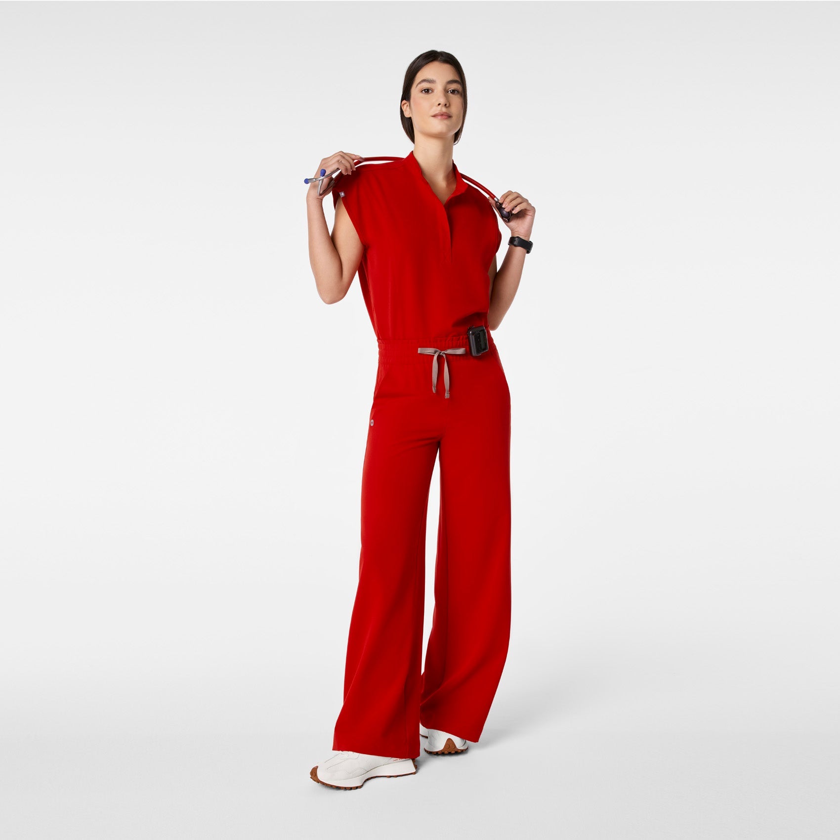  Rafaela Brief ScrubBodysuit™ - Winning Red