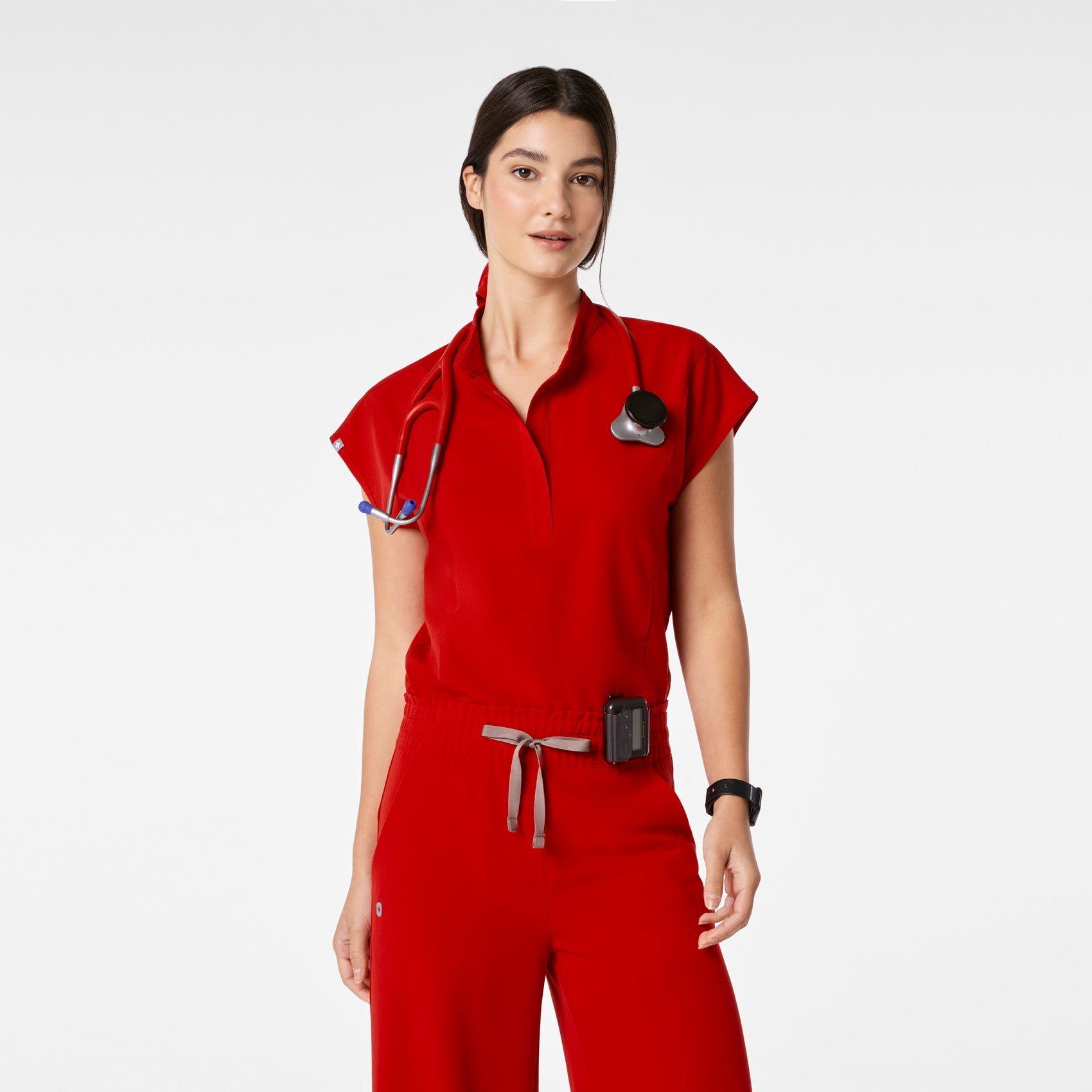  Rafaela Brief ScrubBodysuit™ - Winning Red