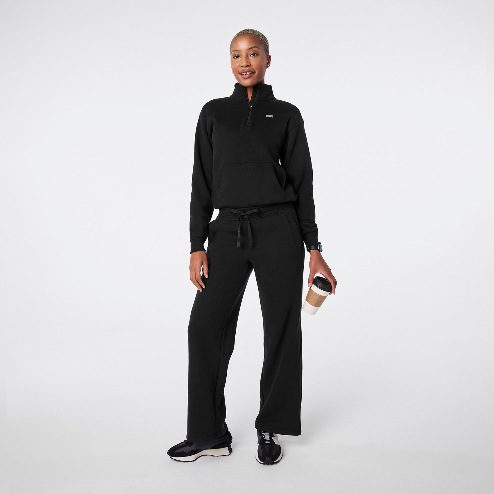 Off-Shift ¼ Zip Sweatshirt™ - Black
