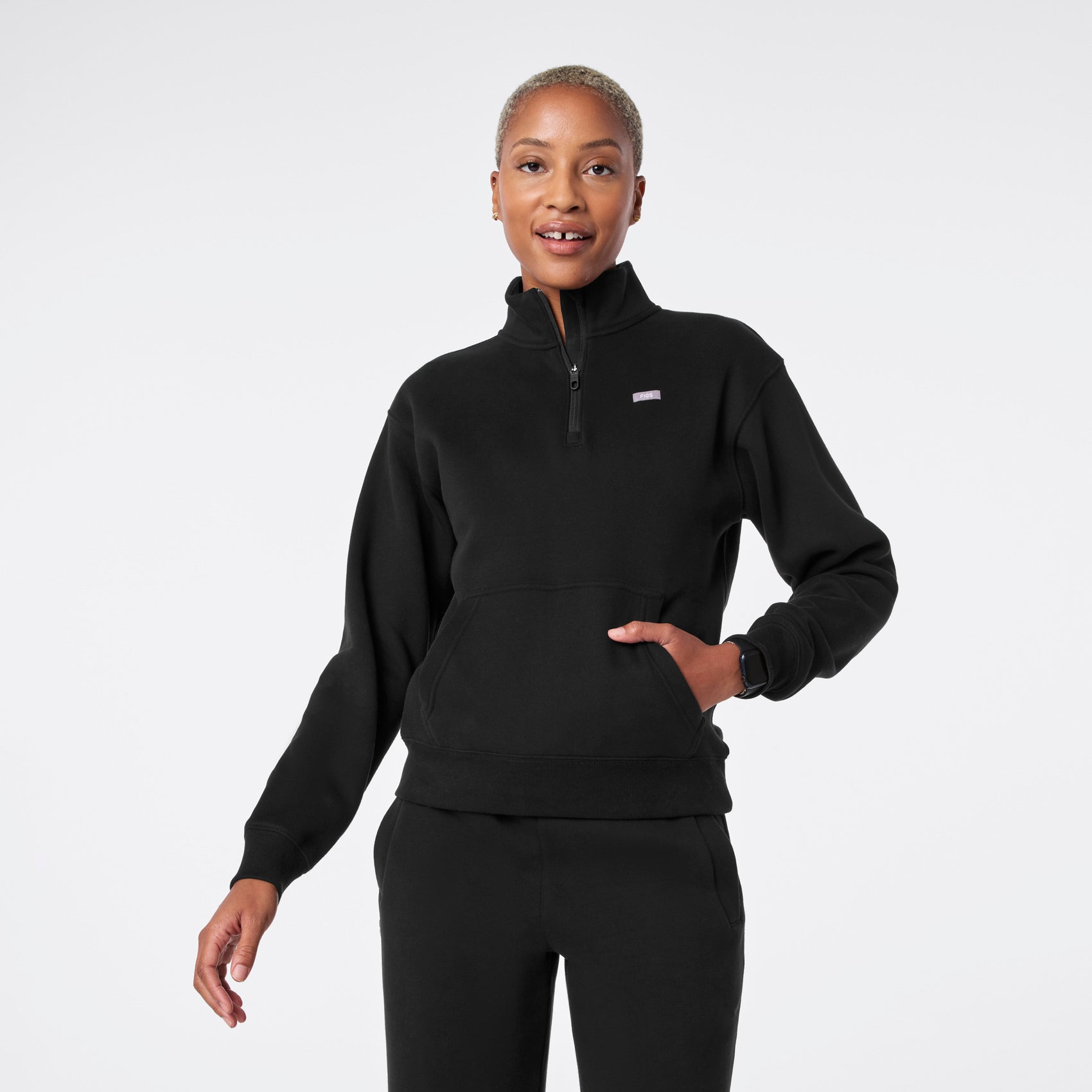 Off-Shift ¼ Zip Sweatshirt™ - Black