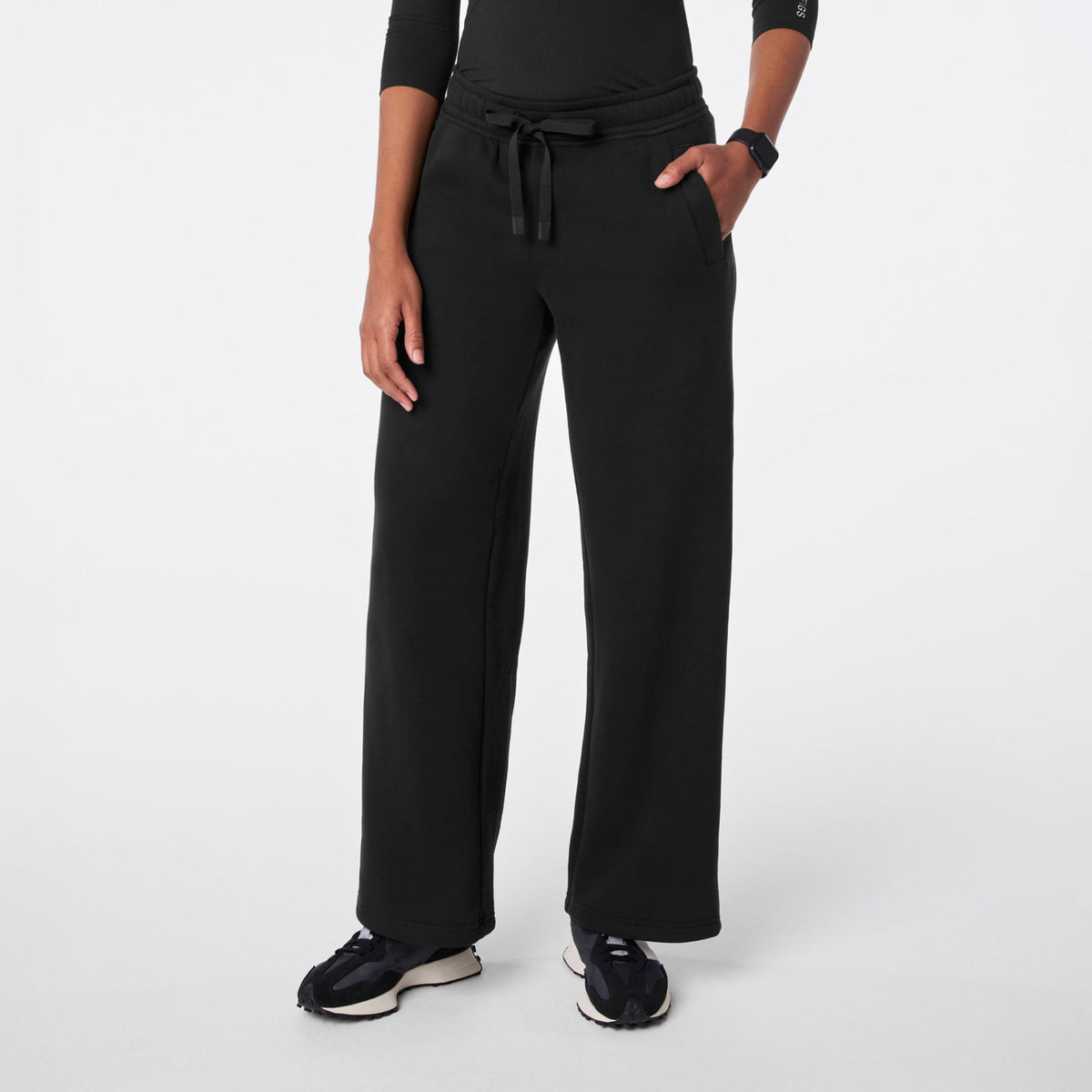  Off-Shift Wide-Leg Sweatpants™ - Black