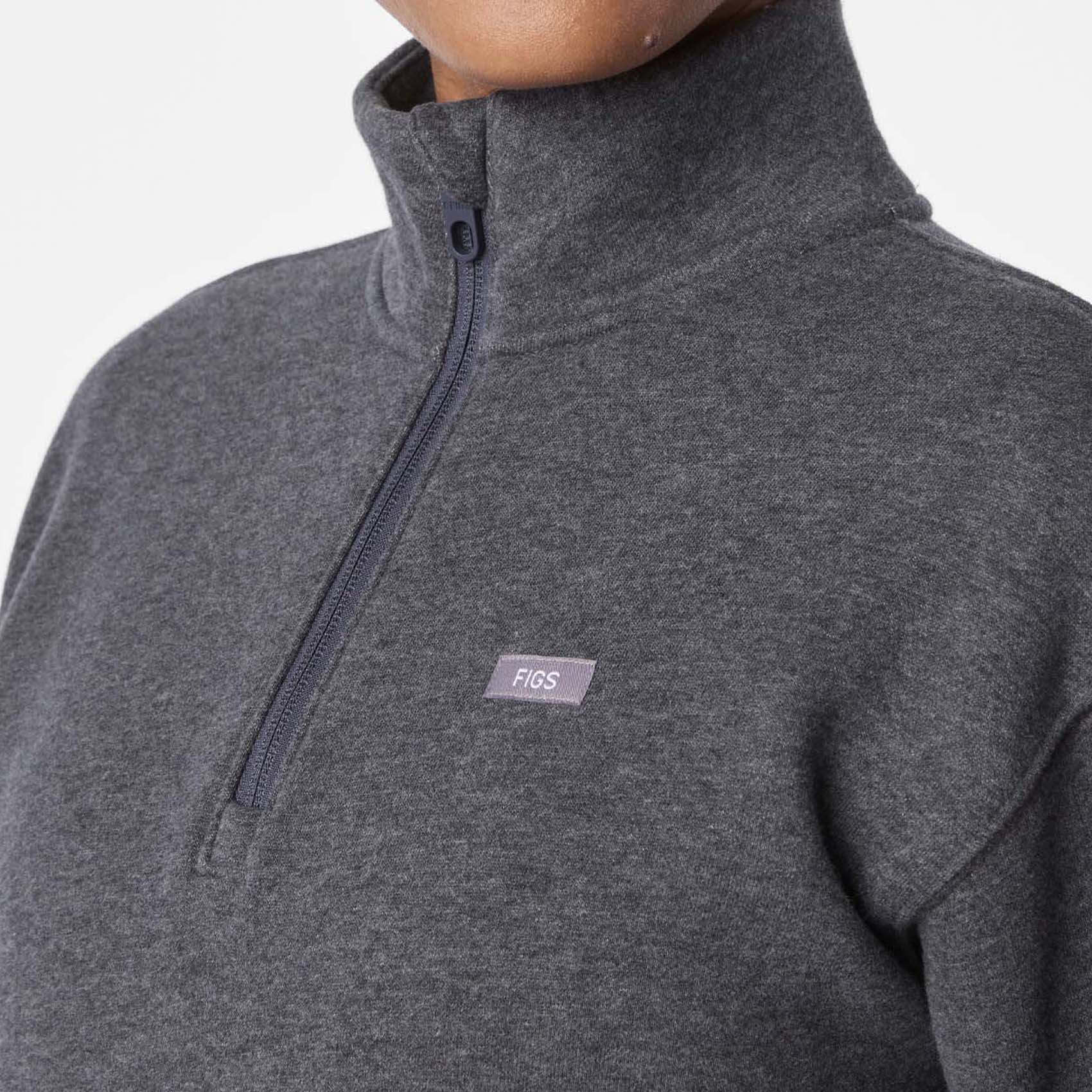 Off-Shift ¼ Zip Sweatshirt™ - Charcoal Heather Grey