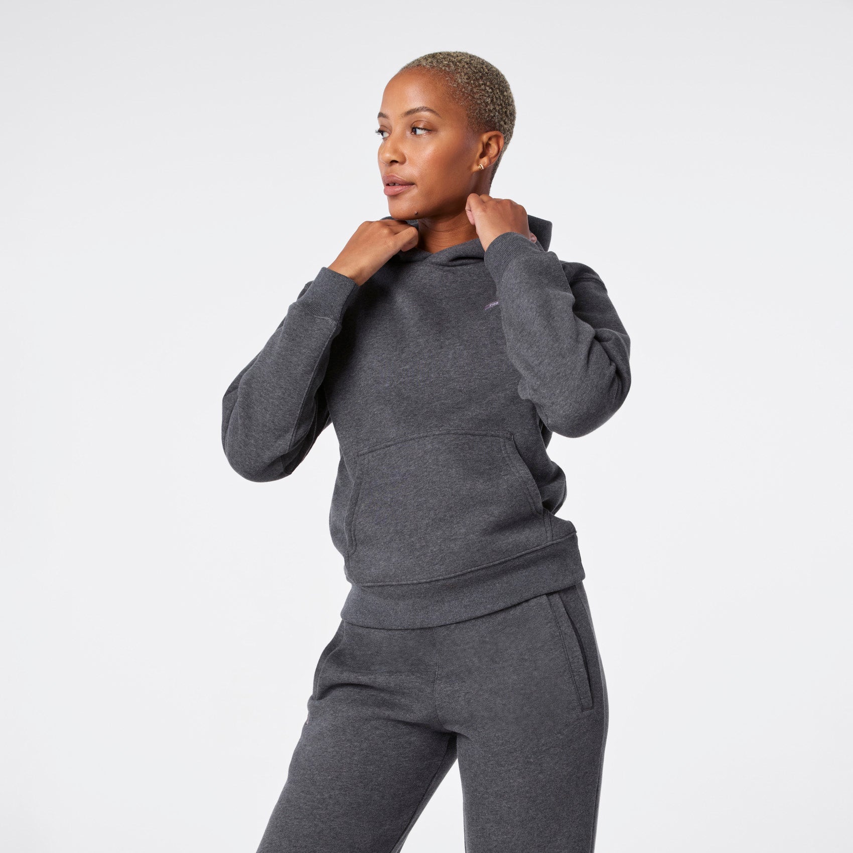 Off-Shift Hoodie Sweatshirt™ - Charcoal Heather Grey
