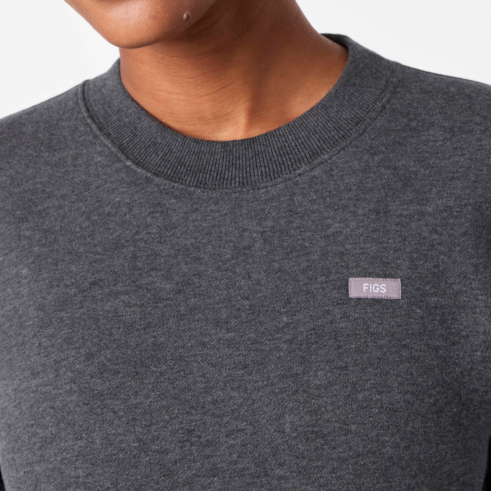 Off-Shift Relaxed Crewneck Sweatshirt™ - Charcoal Heather Grey