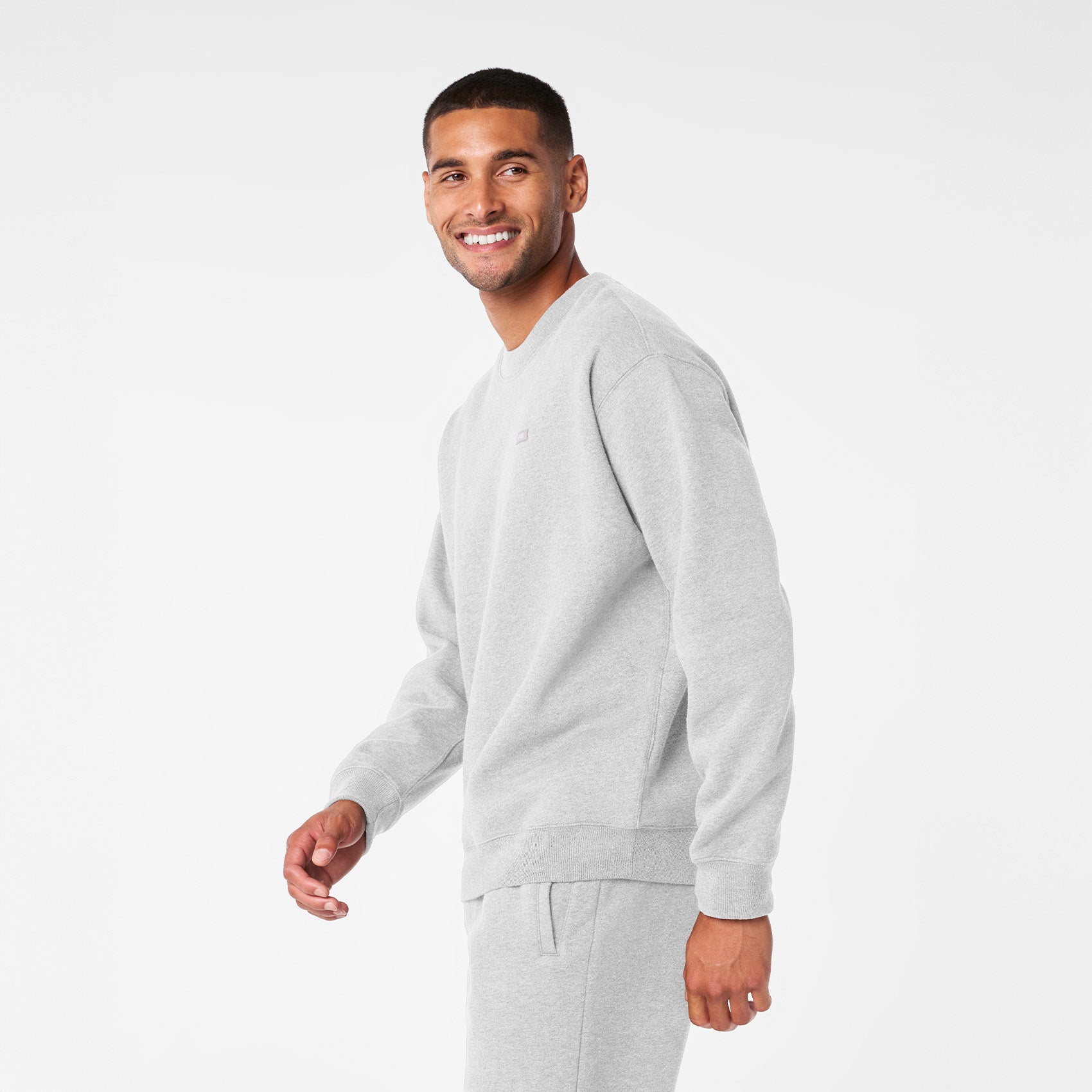 Off-Shift Relaxed Crewneck Sweatshirt™ - Heather Grey
