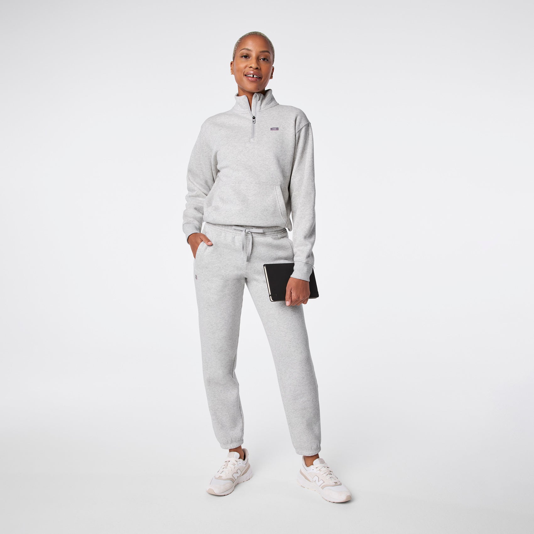 Off-Shift ¼ Zip Sweatshirt™ - Heather Grey