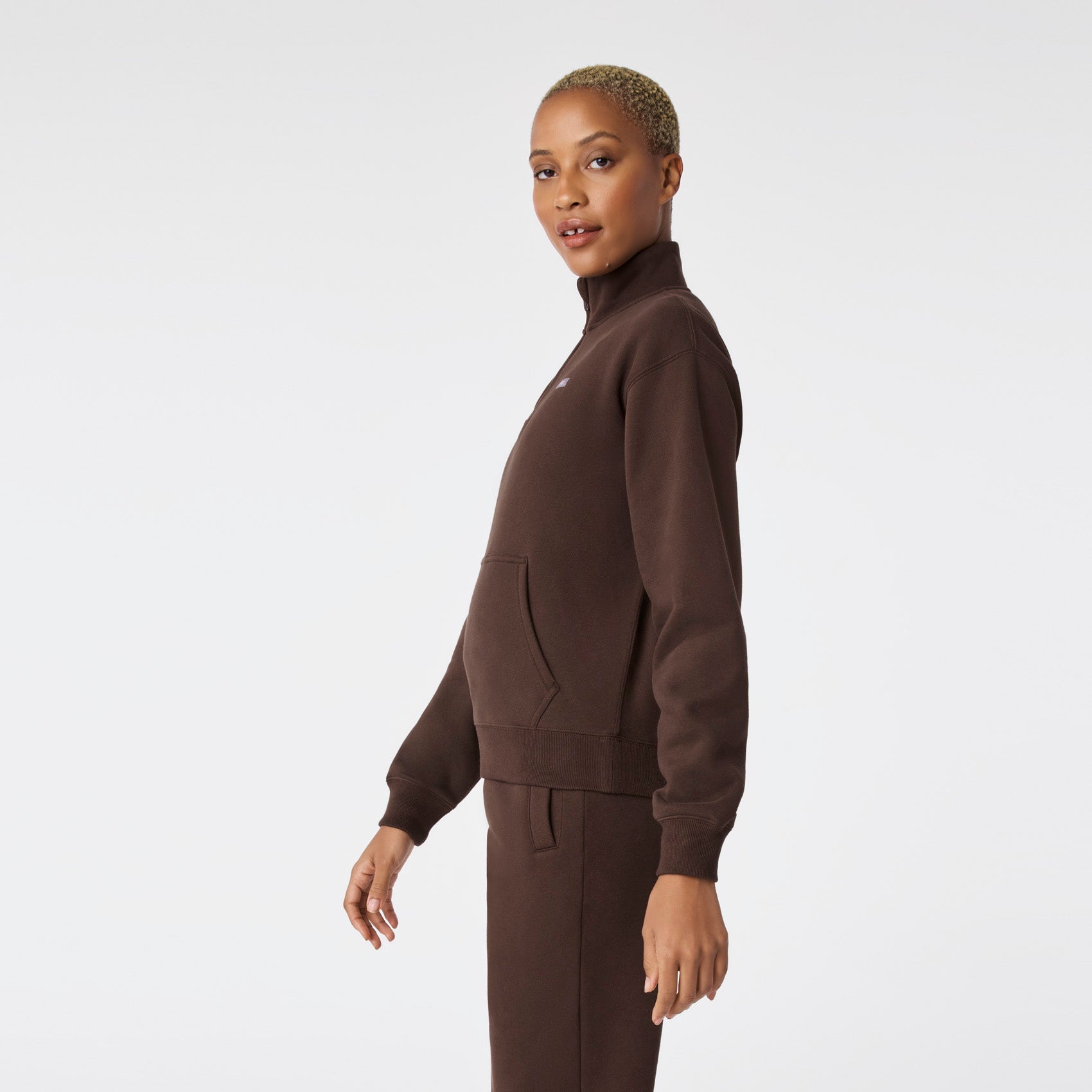 Off-Shift ¼ Zip Sweatshirt™ - Hot Fudge