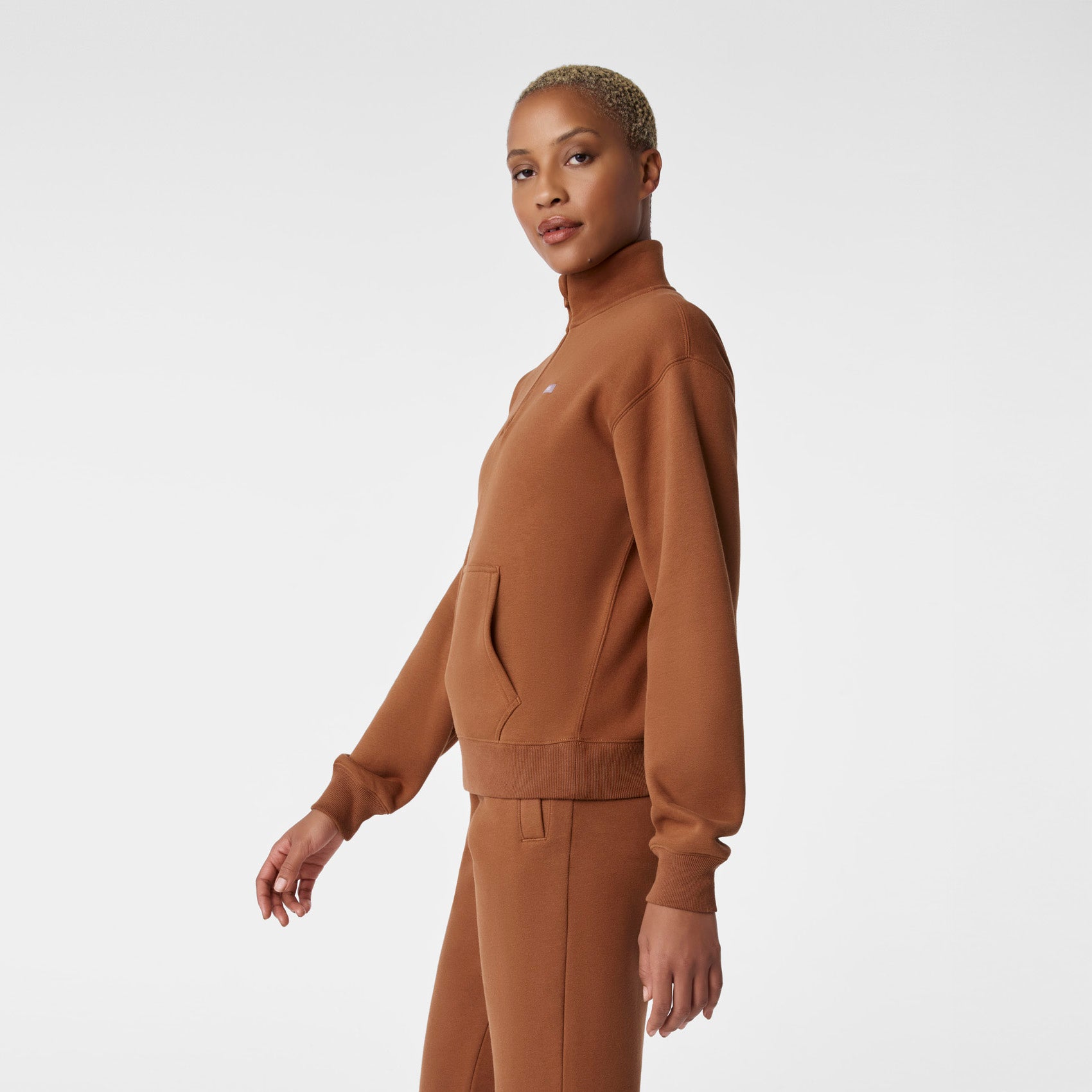Off-Shift ¼ Zip Sweatshirt™ - Mocha