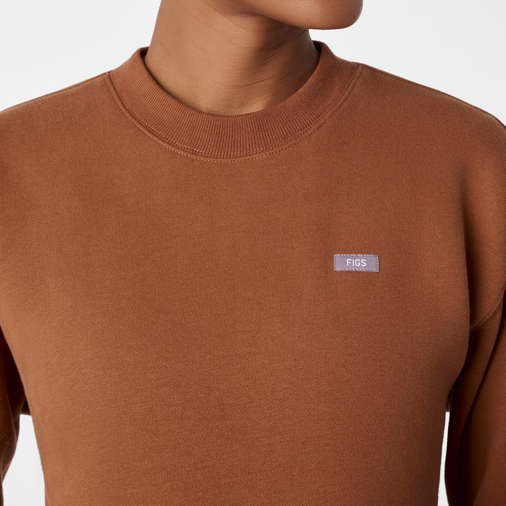 Off-Shift Relaxed Crewneck Sweatshirt™ - Mocha