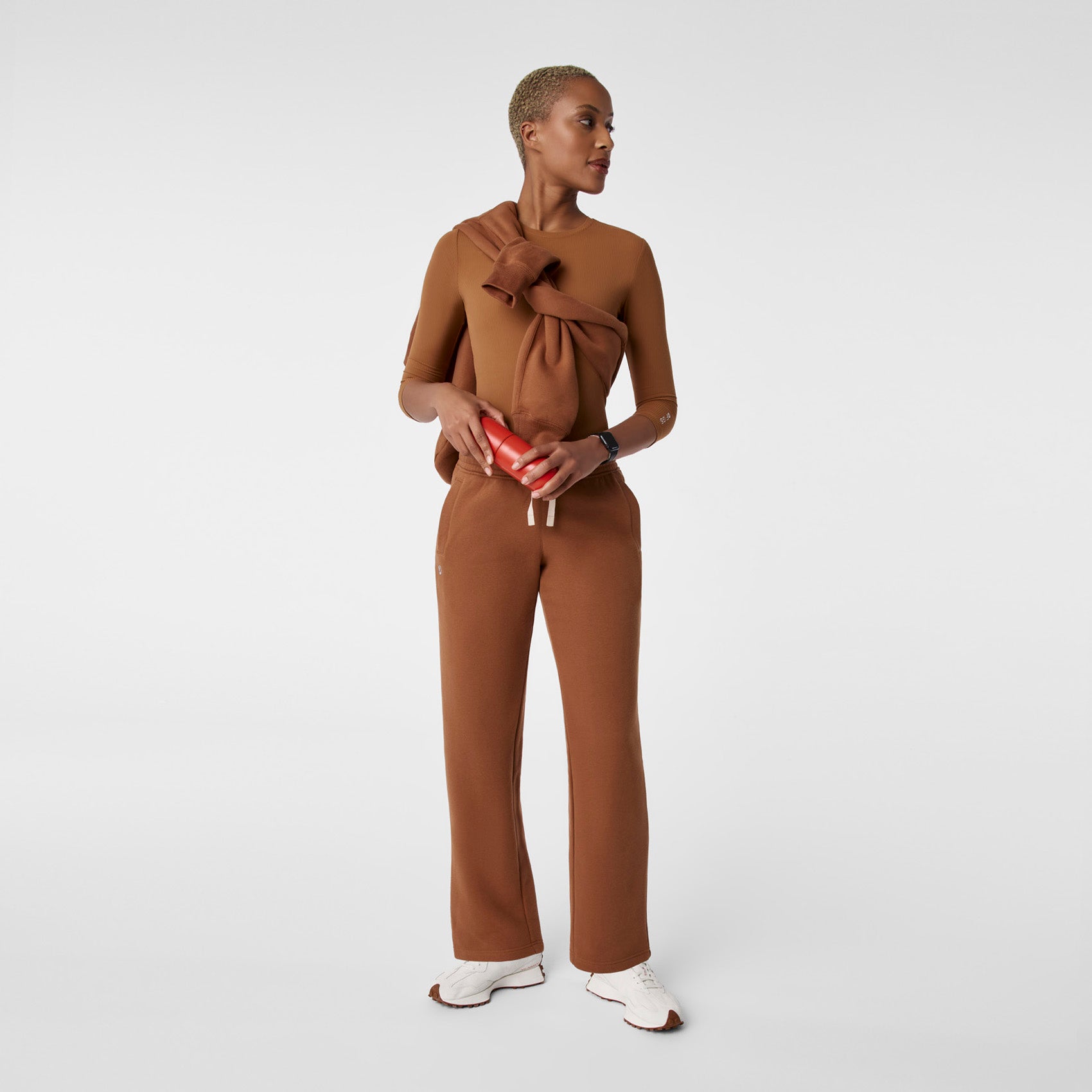 Off-Shift Straight-Leg Sweatpants™ - Mocha