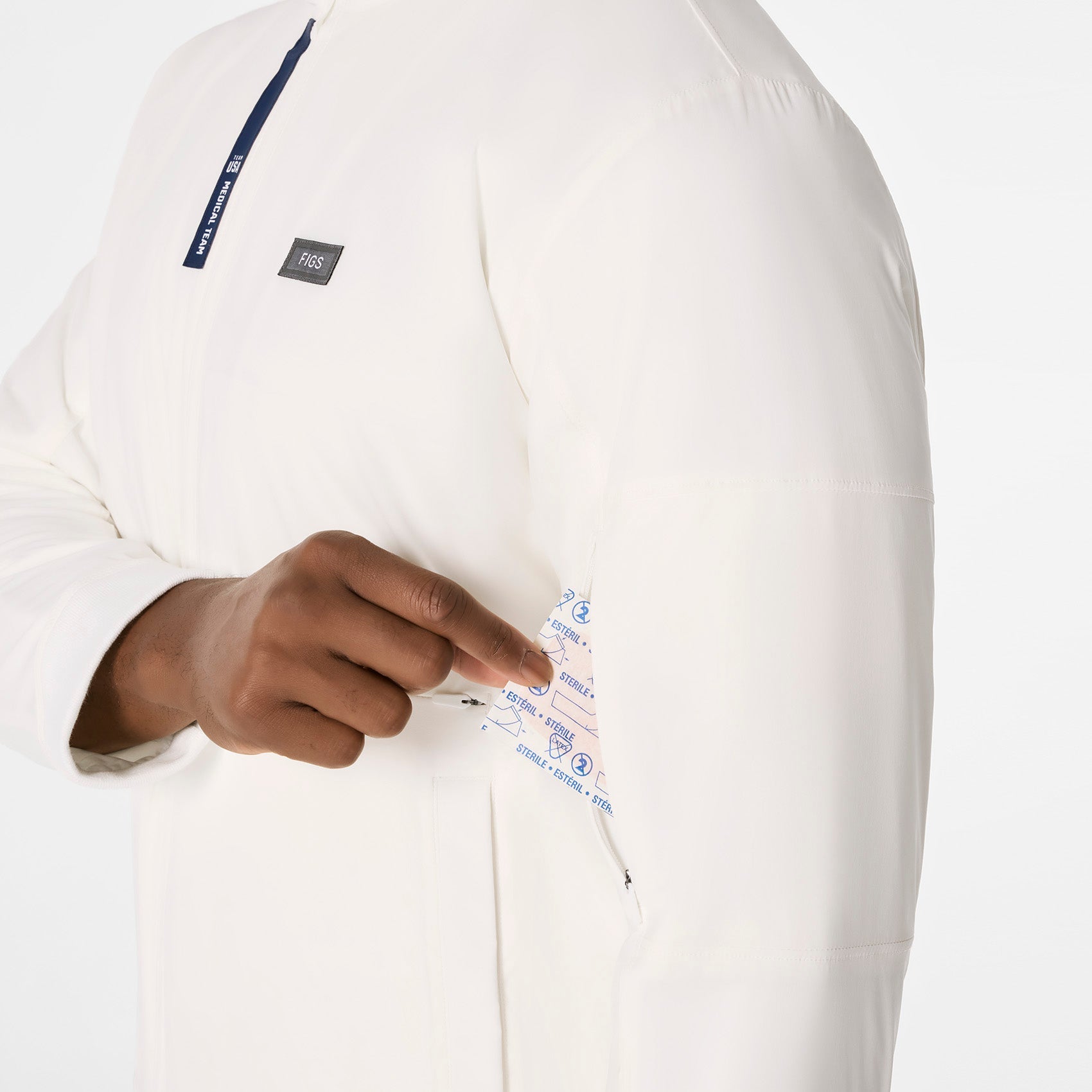 FIGS x Team USA Float Bomber Jacket™ - Off White