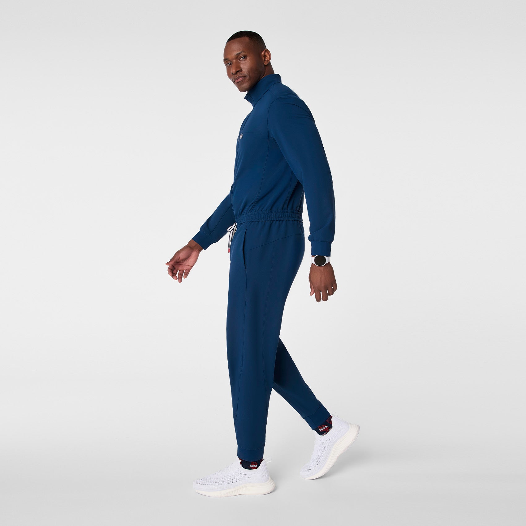 FIGS x Team USA Mock-Neck Scrubjumpsuit™ - Team USA Blue