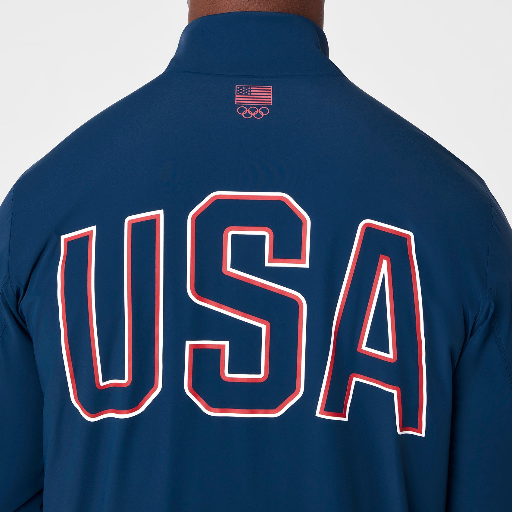 FIGS x Team USA Float Bomber Jacket™ - Team USA Blue