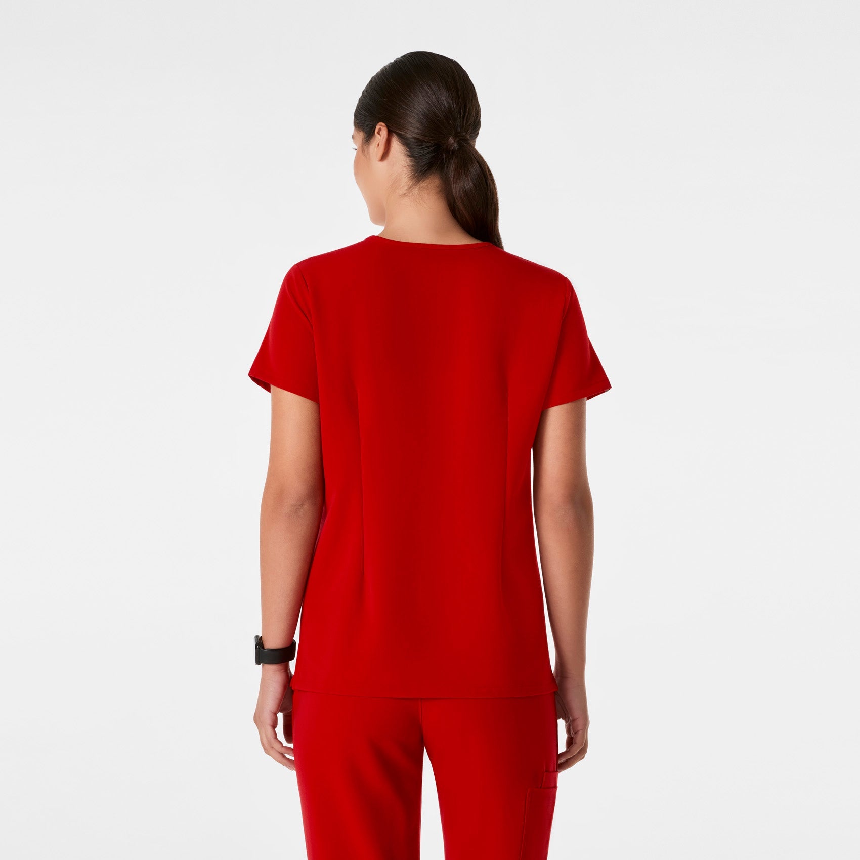 Casma Scrub Top™ - Winning Red