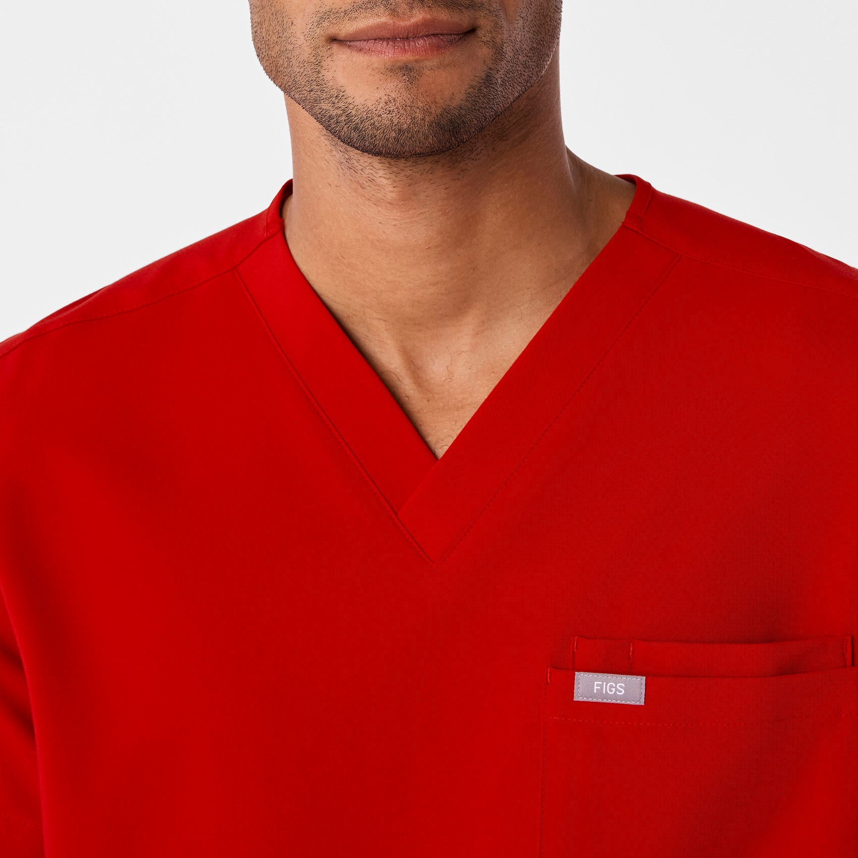 Leon Scrub Top™ - Winning Red