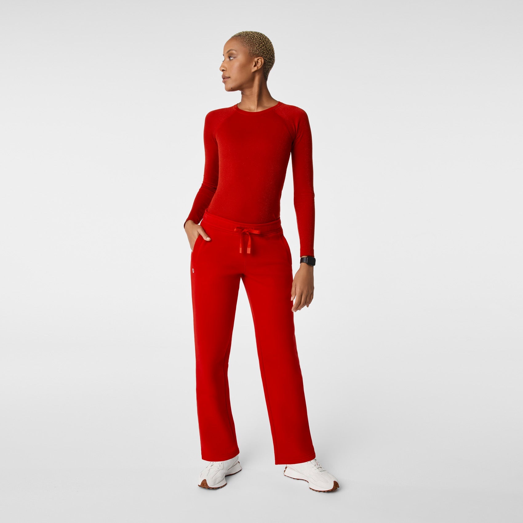 Off-Shift Straight-Leg Sweatpants™ - Winning Red