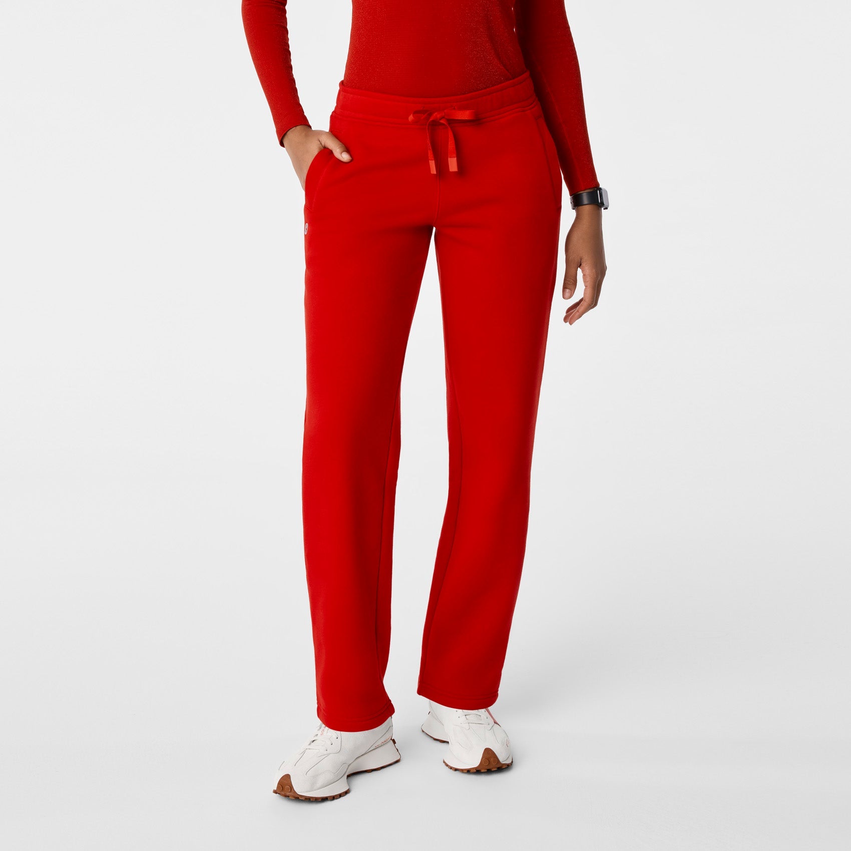 Off-Shift Straight-Leg Sweatpants™ - Winning Red