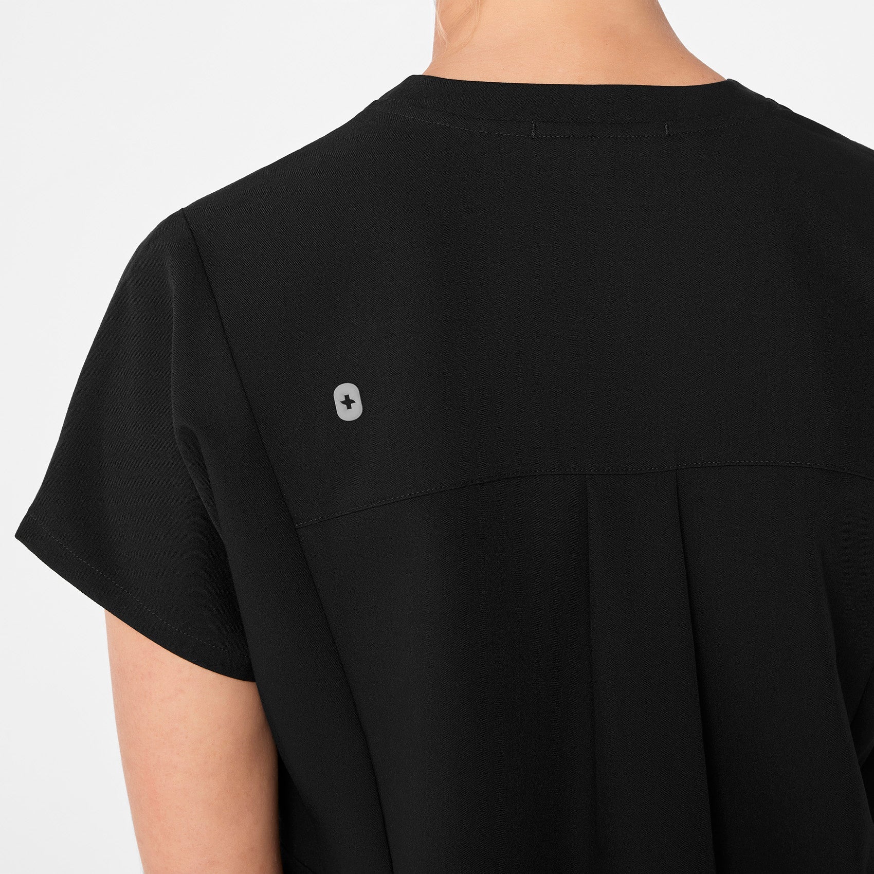  Addison Tunic Scrub Top - Black