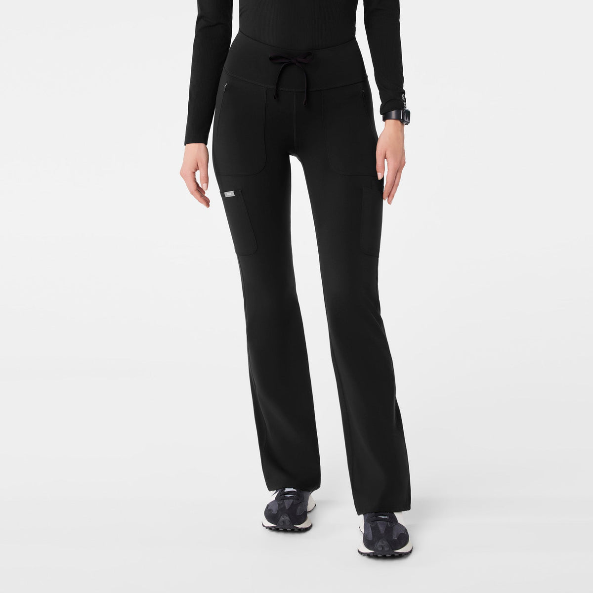 Ashland High-Rise Flare ScrubLegging™ - Black
