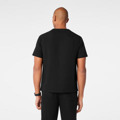 Surrey V-Neck Scrub Top - Black