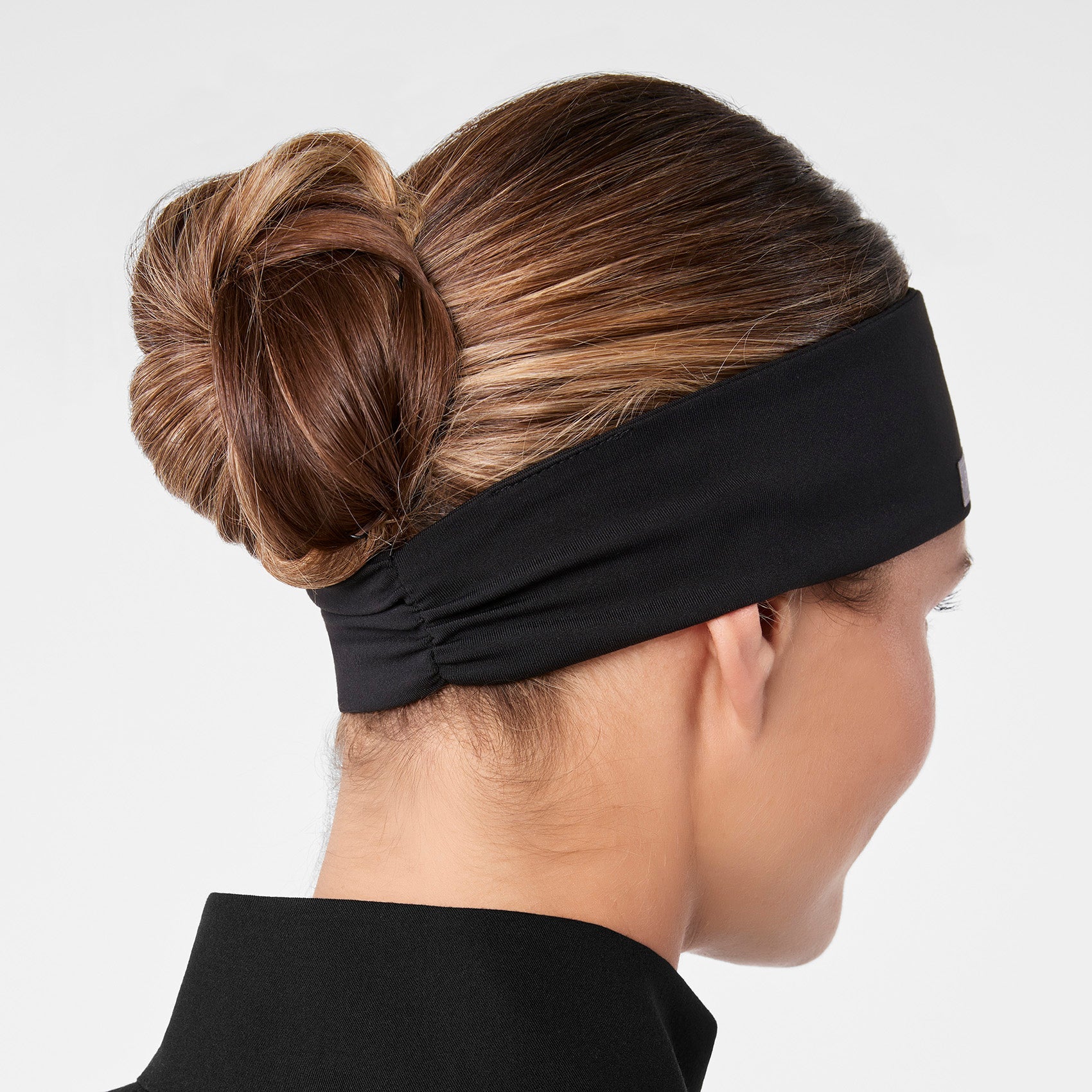 FIGS Cinched Headband - Black