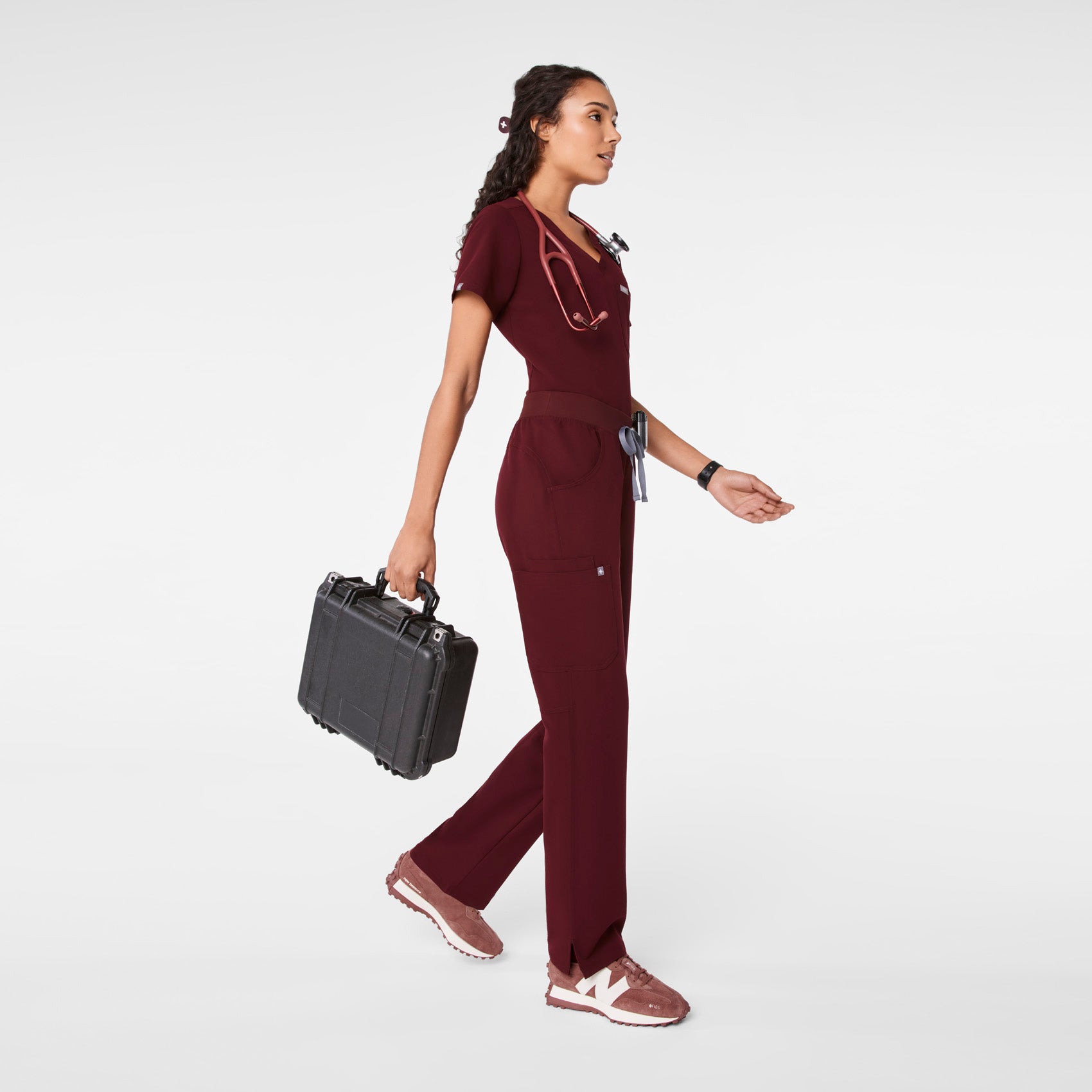 FIGS Claw Clip - Burgundy