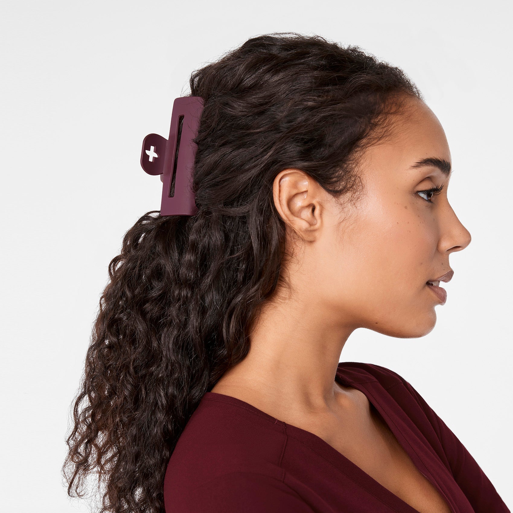 FIGS Claw Clip - Burgundy