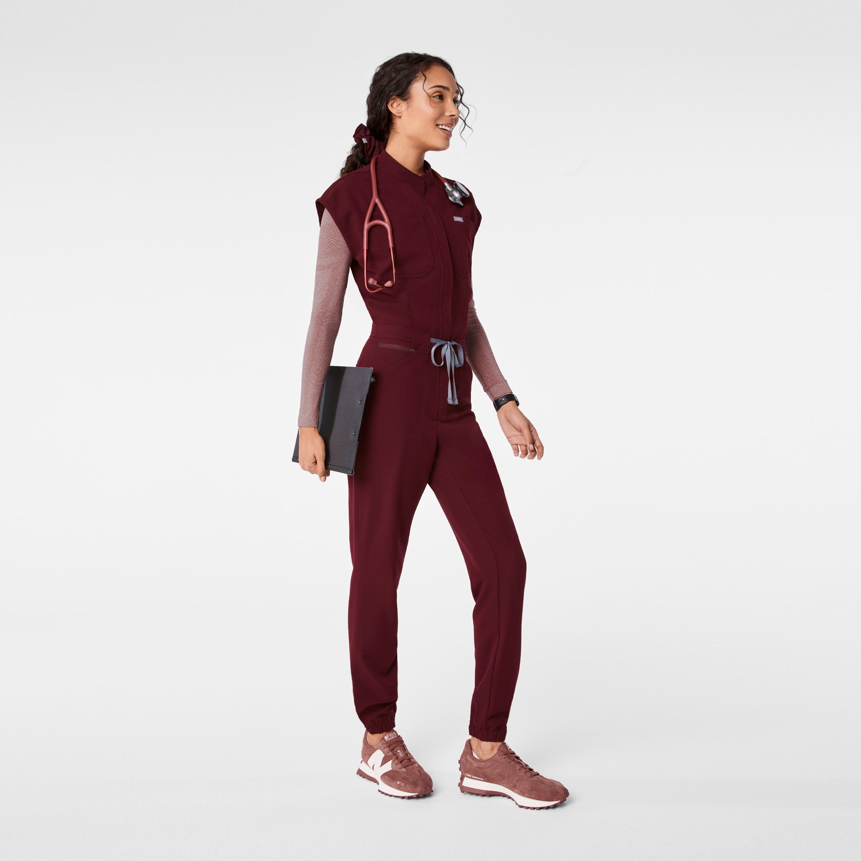 FIGS Scrunchie - Burgundy