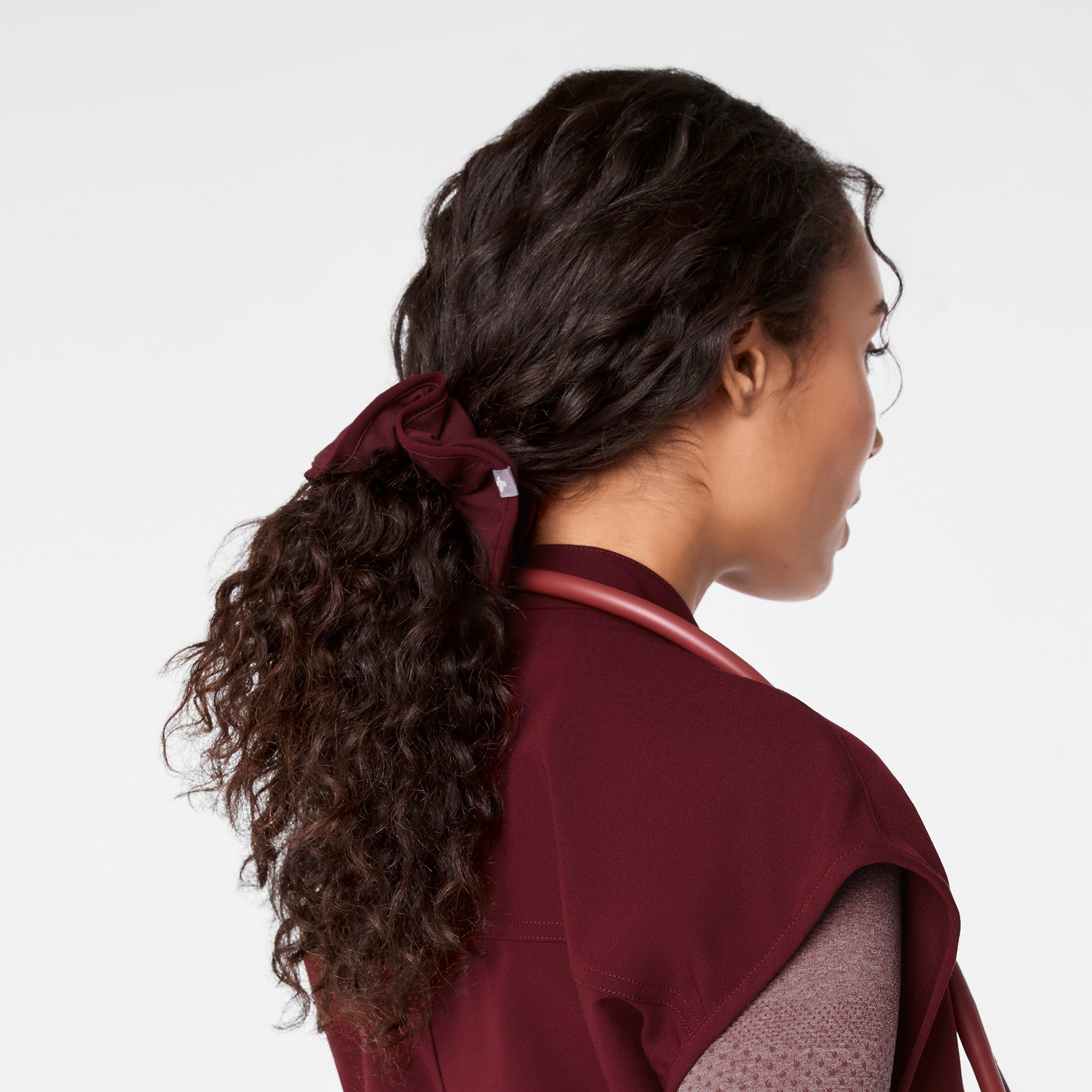 FIGS Scrunchie - Burgundy