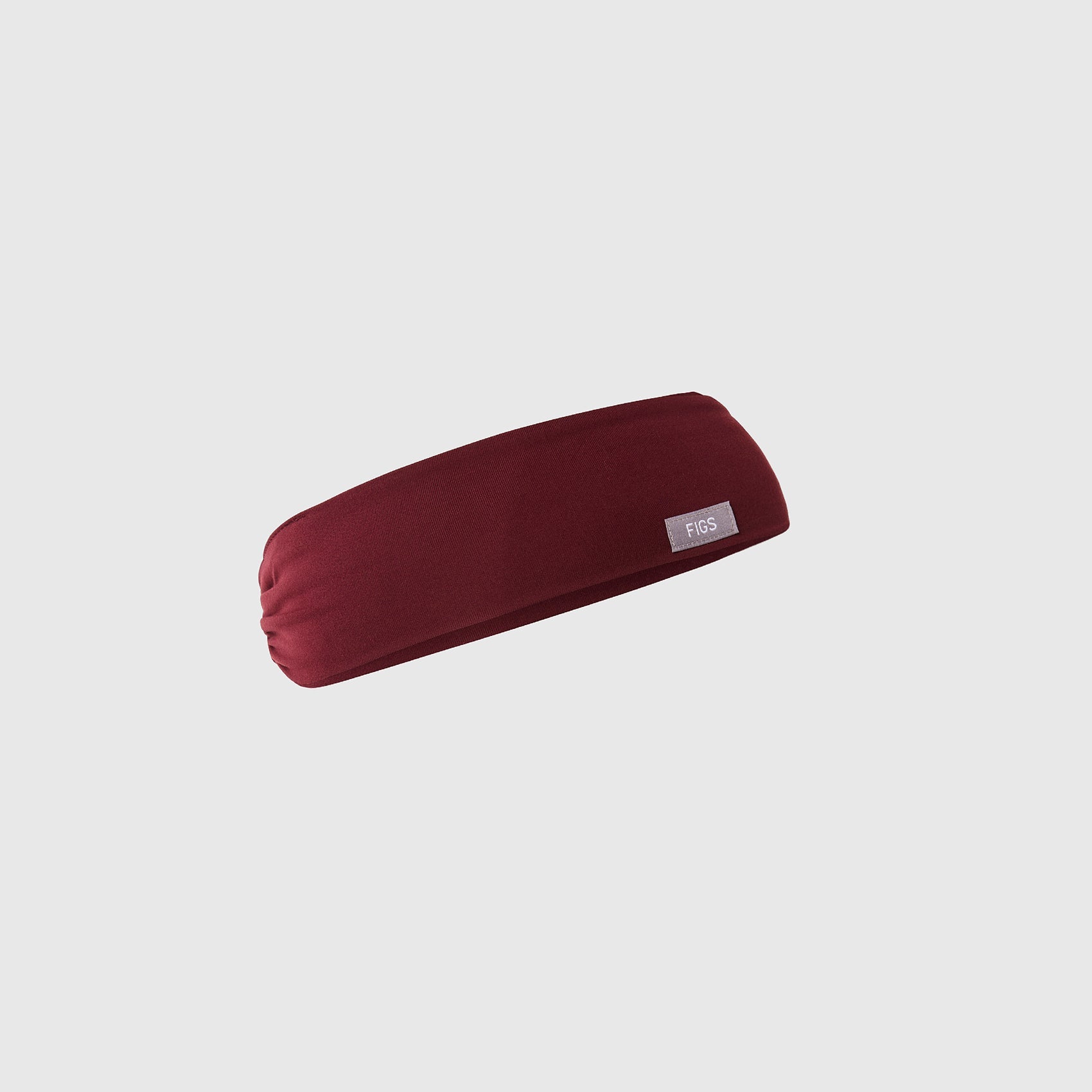 FIGS Cinched Headband - Burgundy