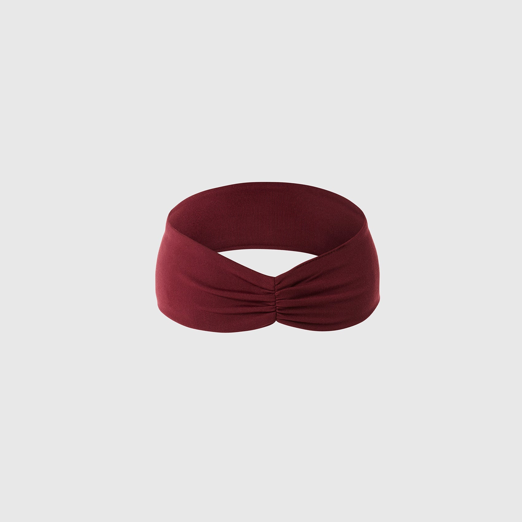 FIGS Cinched Headband - Burgundy