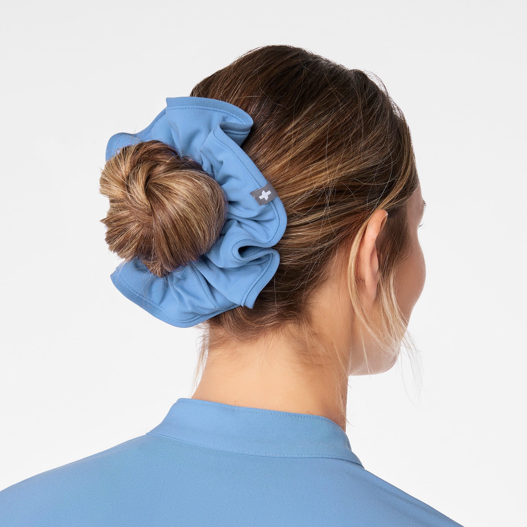 FIGS Scrunchie - Ceil Blue