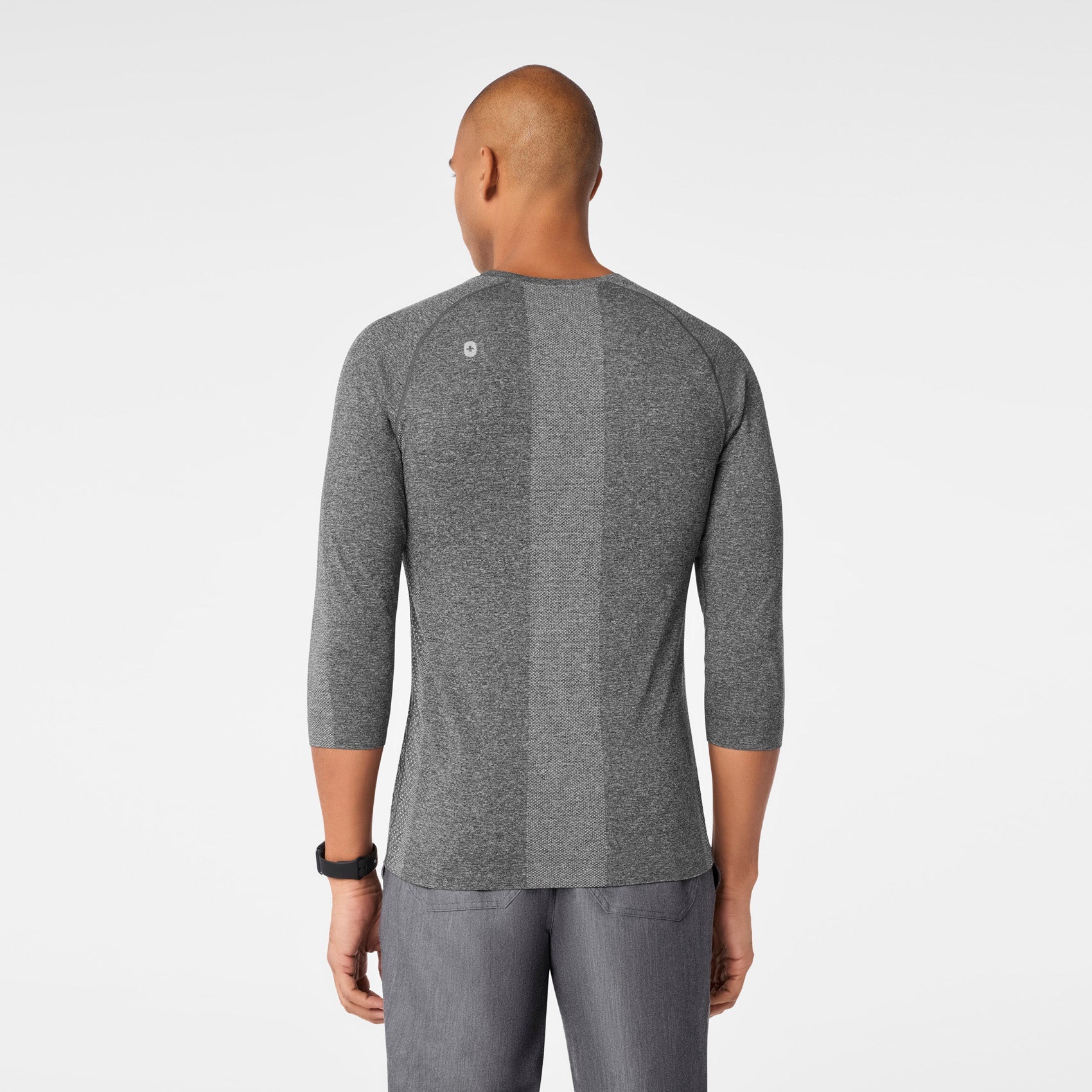 Makato Seamless ¾ Sleeve Underscrub - Graphite