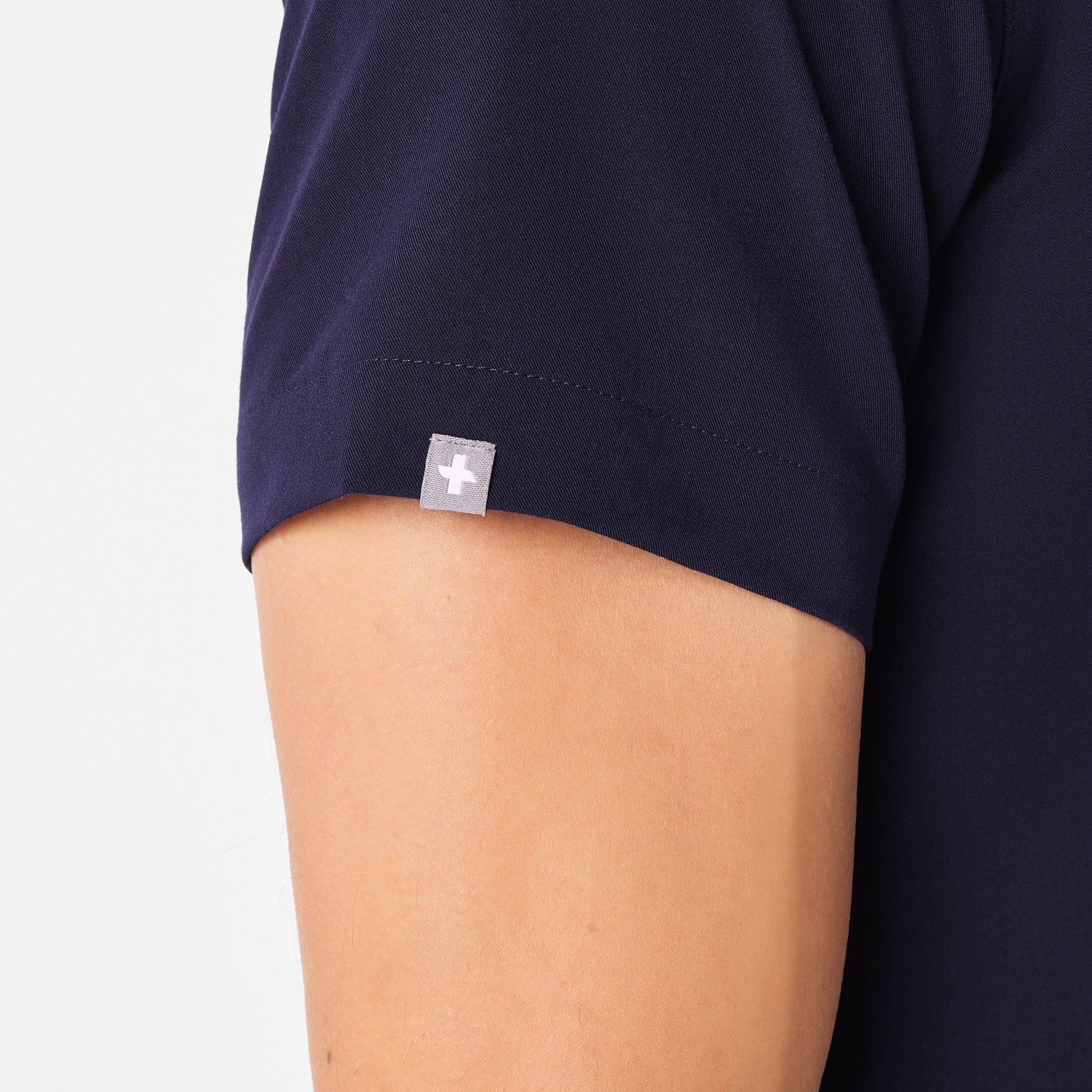 Arad Polo Scrub Top - Navy