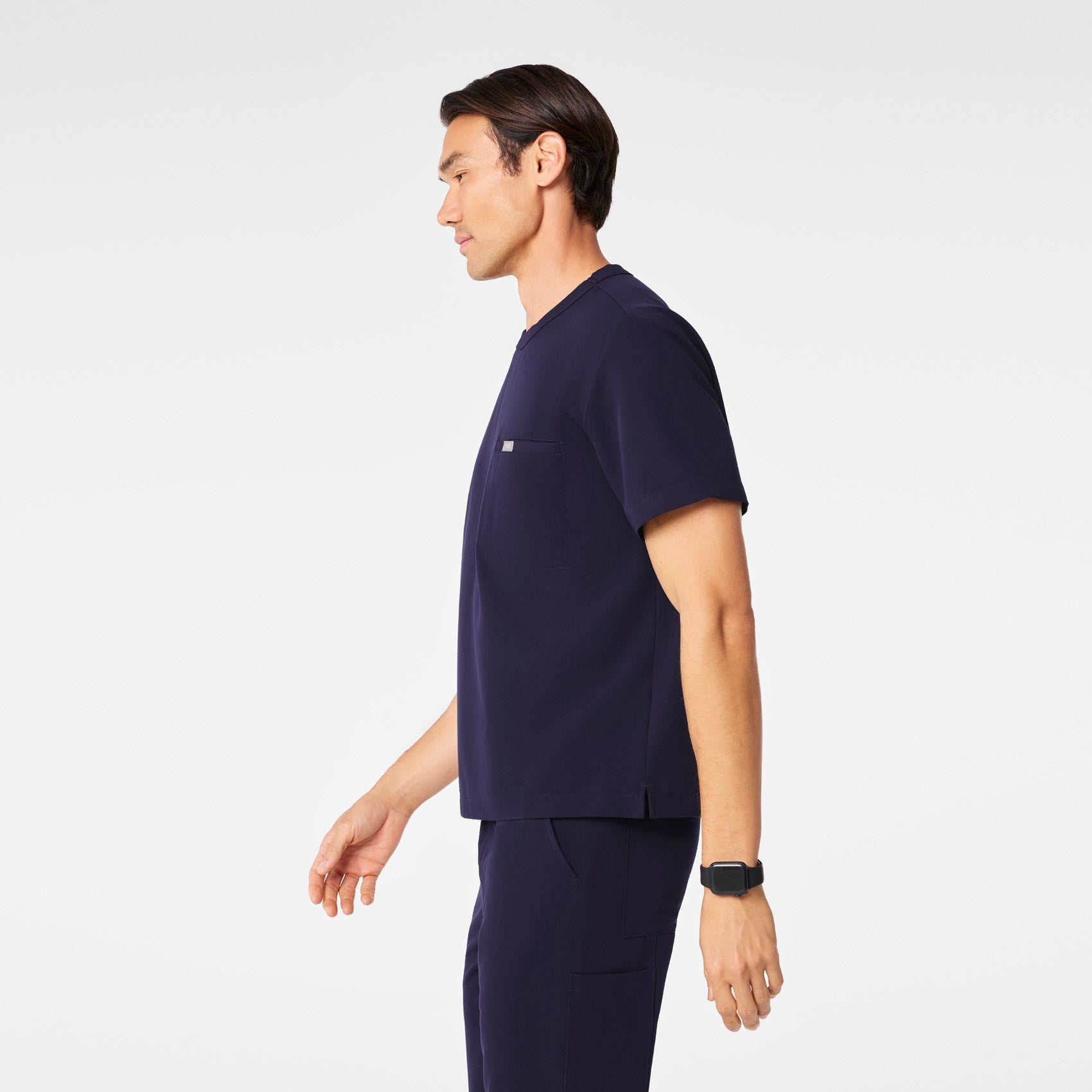  Easton Crewneck Scrub Top - Navy