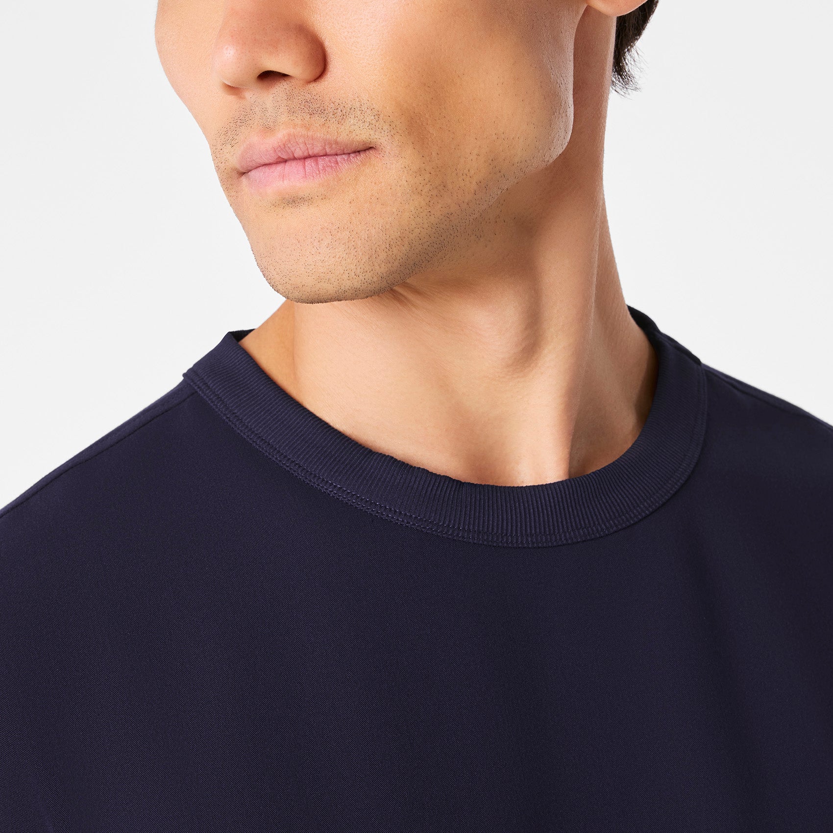  Easton Crewneck Scrub Top - Navy