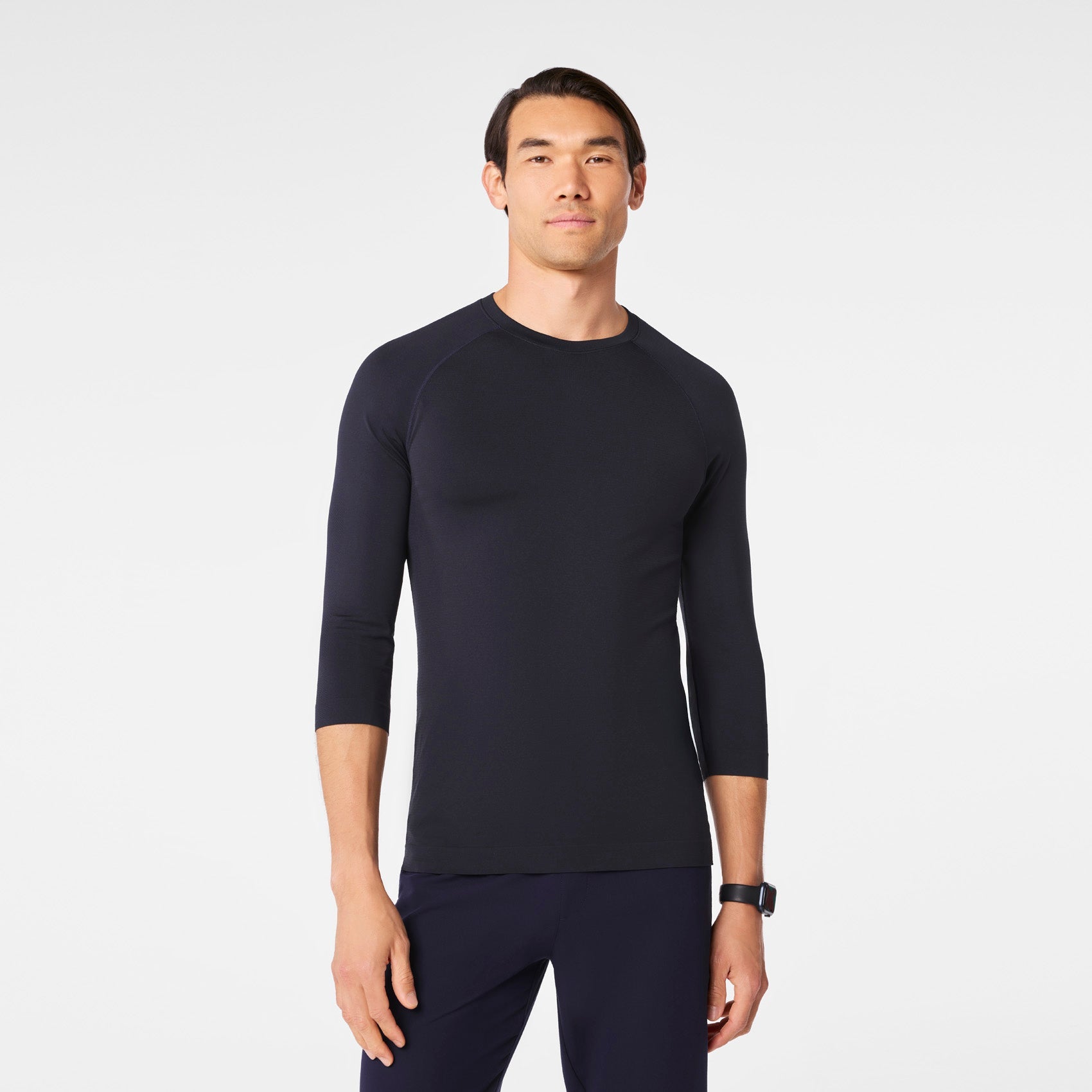 Makato Seamless ¾ Sleeve Underscrub - Navy