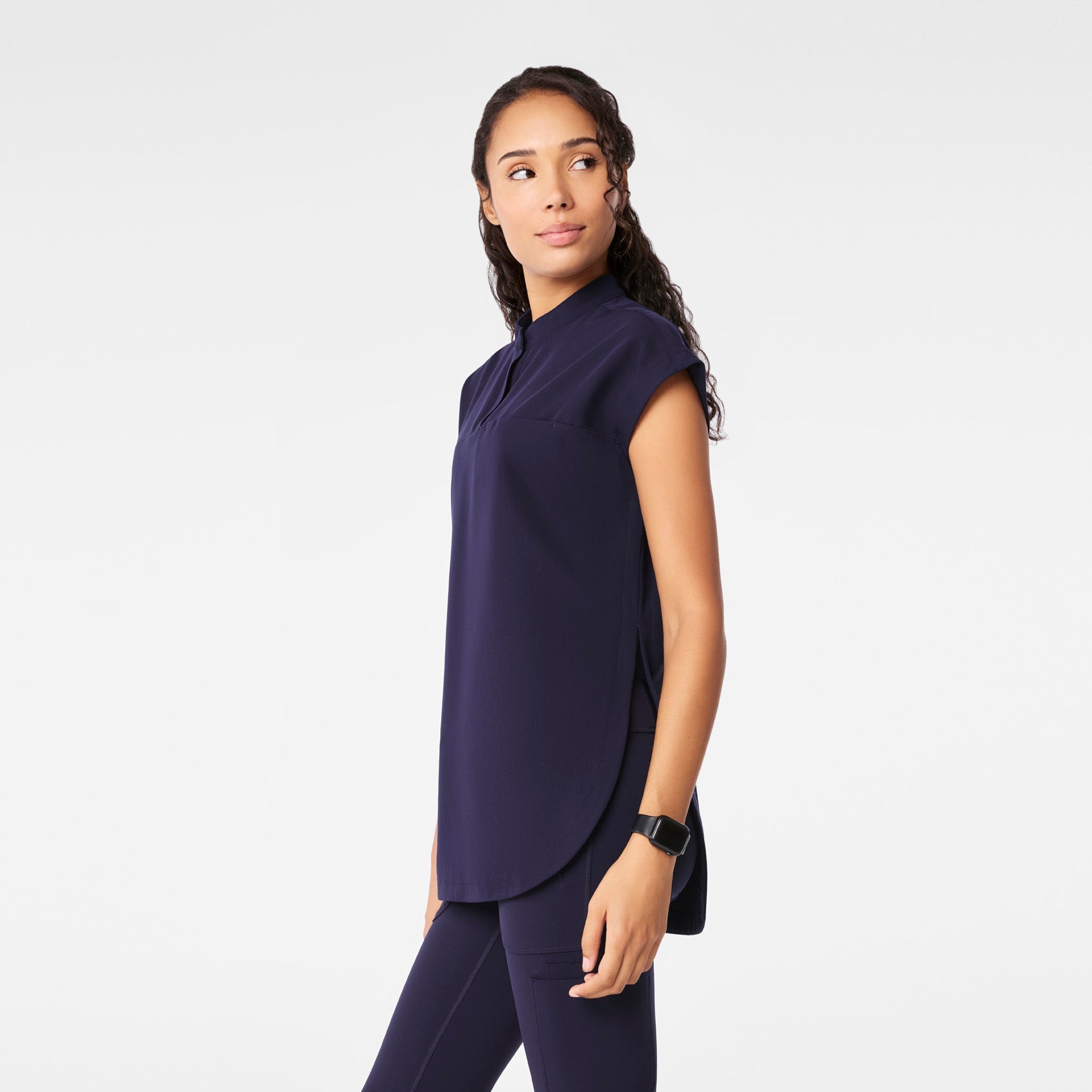 Rafaela Tunic Scrub Top™ - Navy
