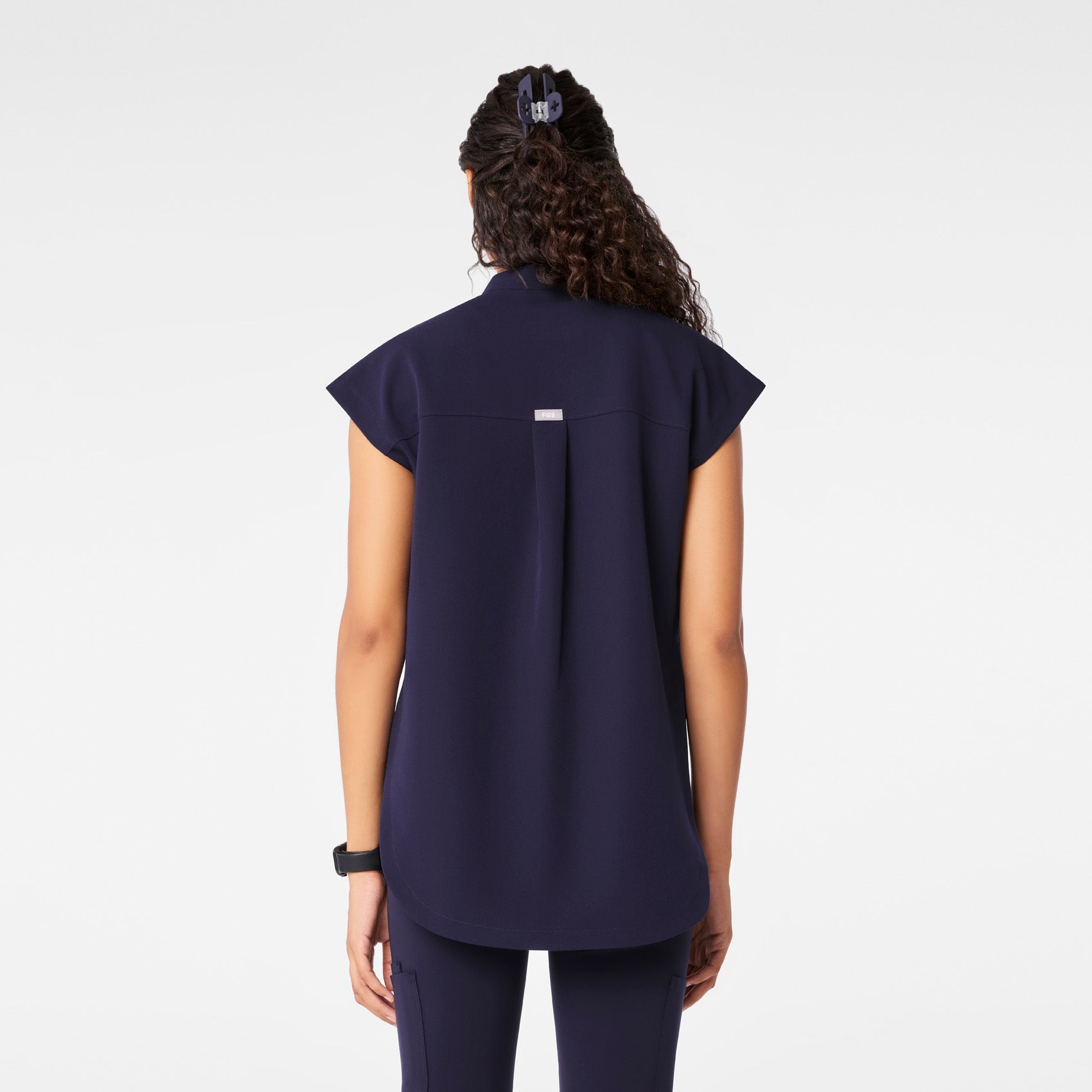 Rafaela Tunic Scrub Top™ - Navy