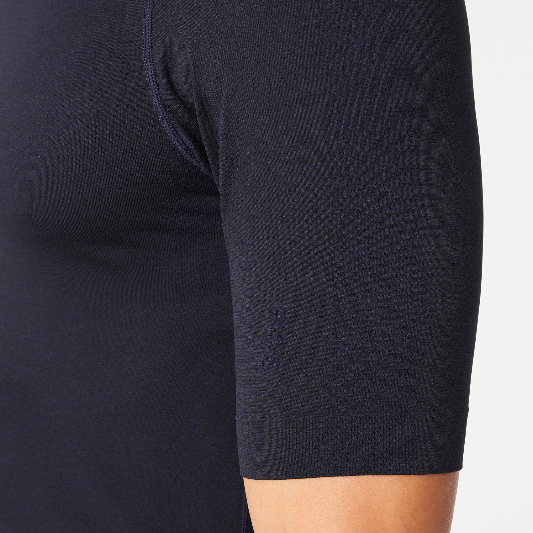 Makato Seamless Short-Sleeve Underscrub - Navy