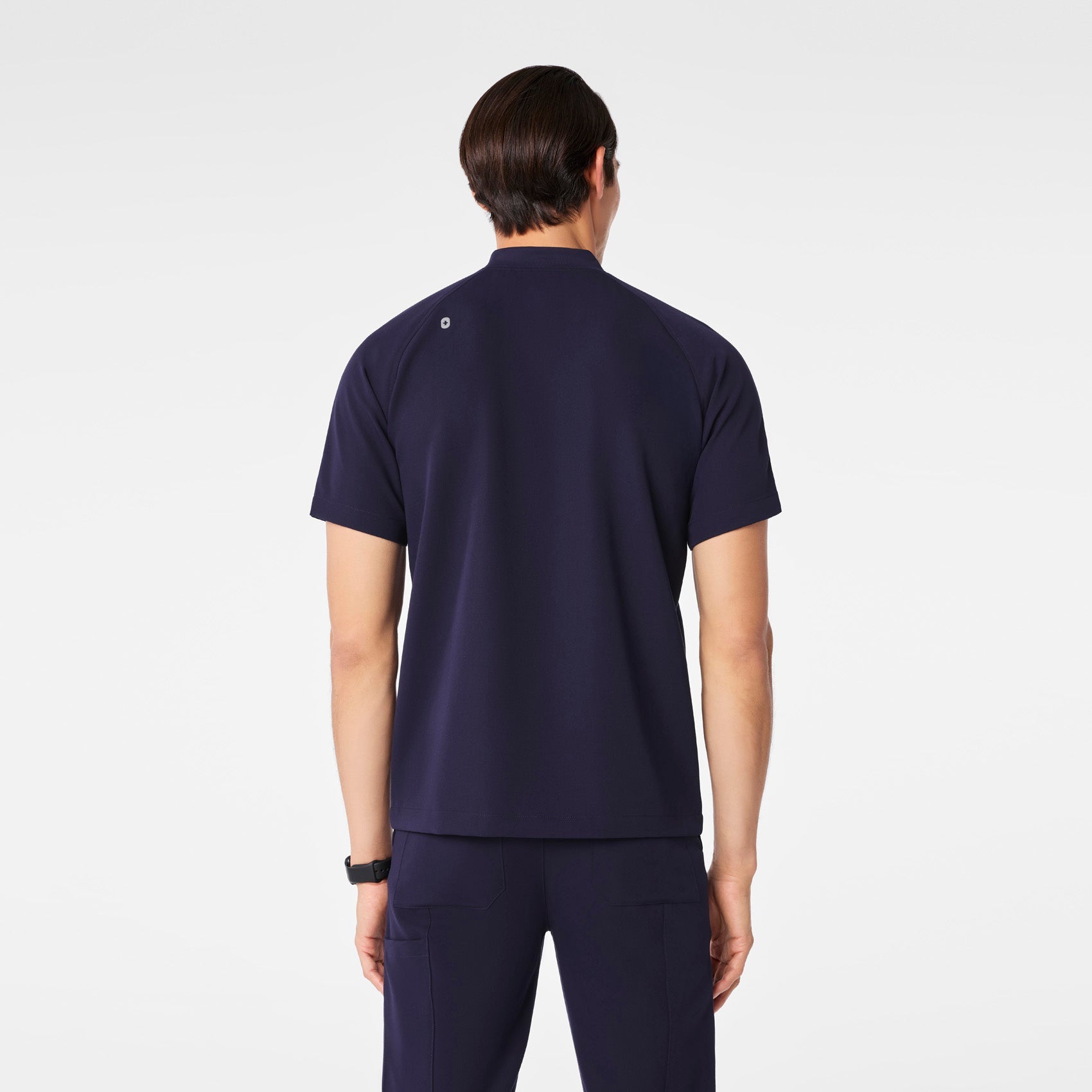 Stratton Henley Scrub Top - Navy