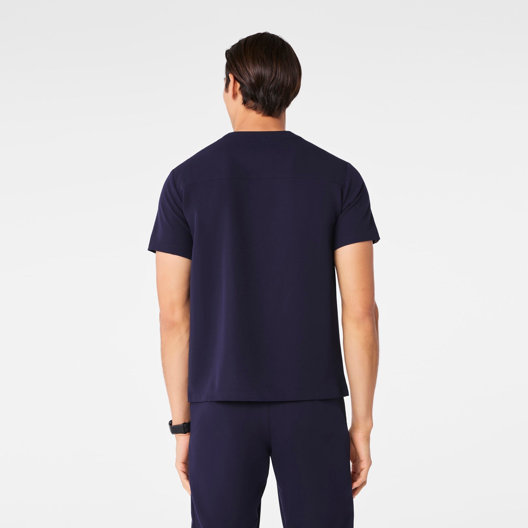 Surrey V-Neck Scrub Top - Navy