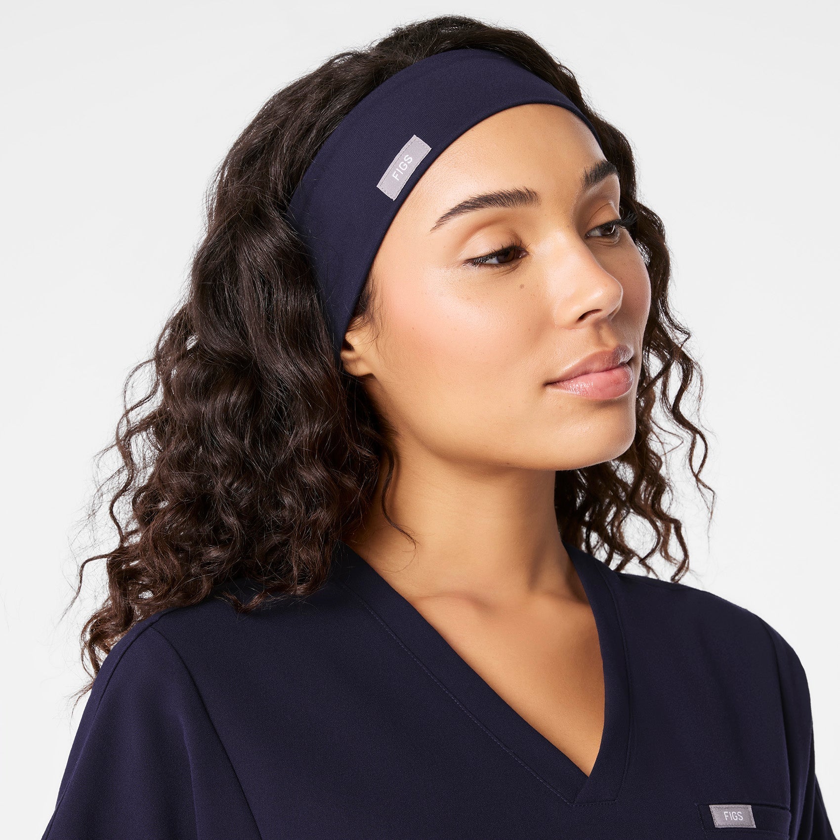 FIGS Cinched Headband - Navy