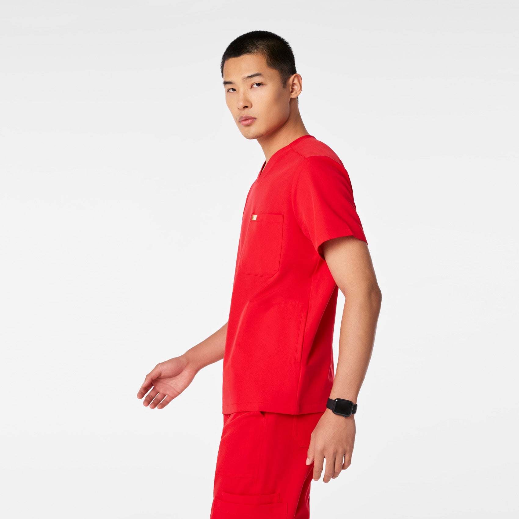 Chisec Scrub Top™ - Pop Red
