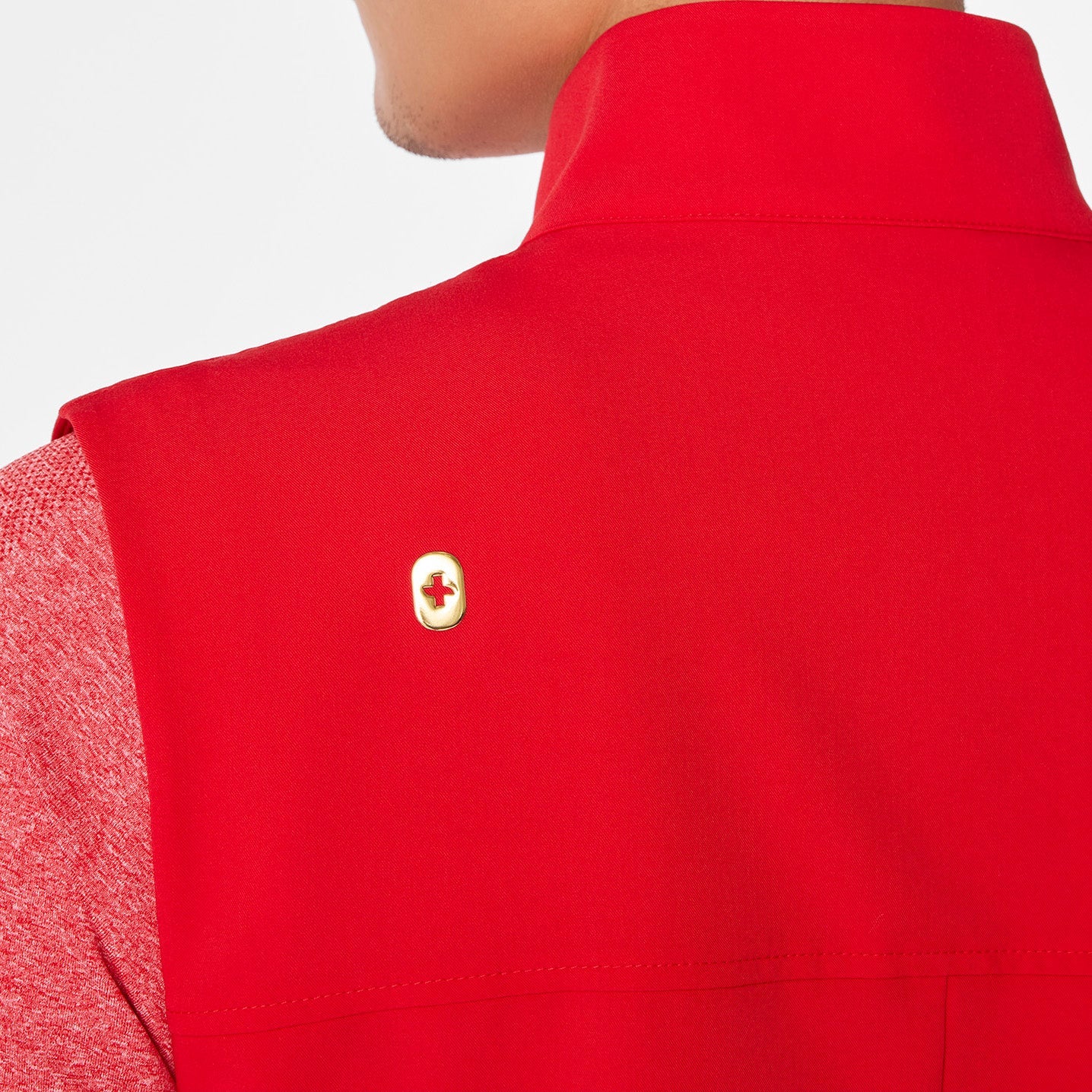 Cobaki Scrub Vest - Pop Red