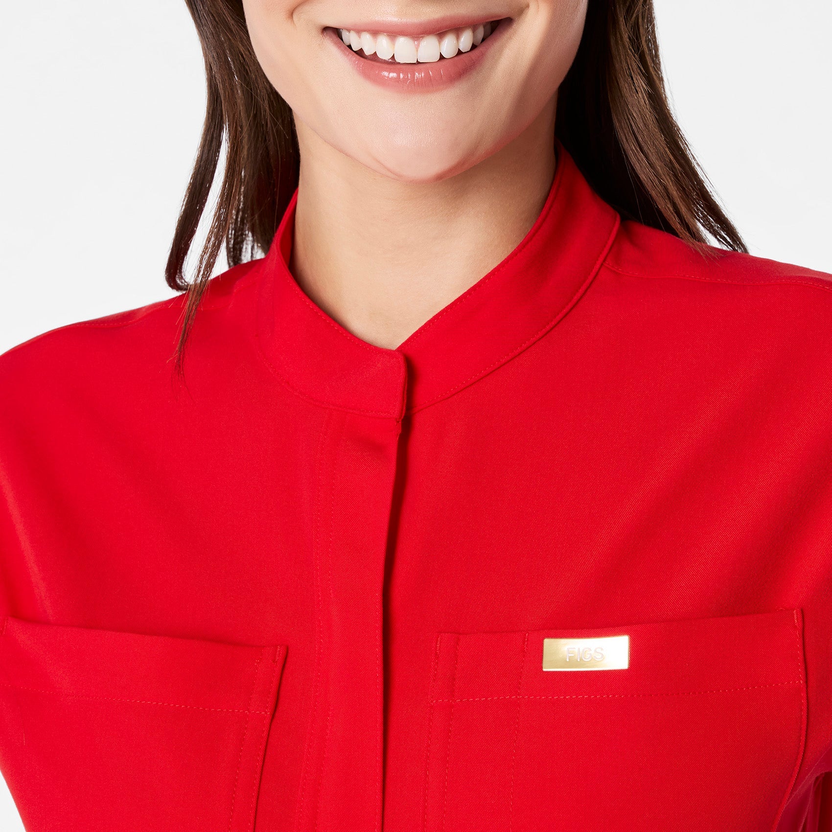 Rafaela Jogger ScrubJumpsuit™ - Pop Red