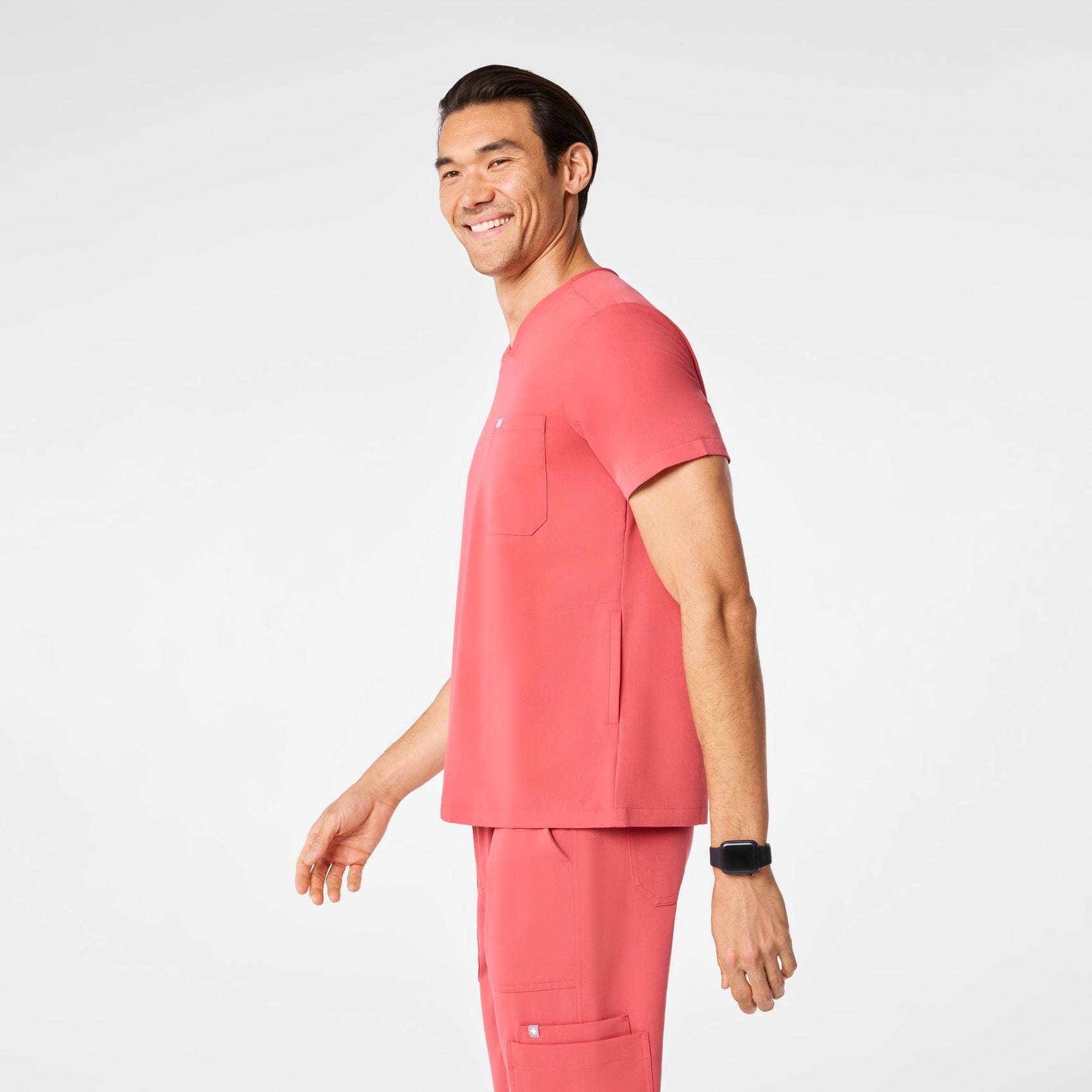 Chisec Scrub Top™ - Pulmonary Pink