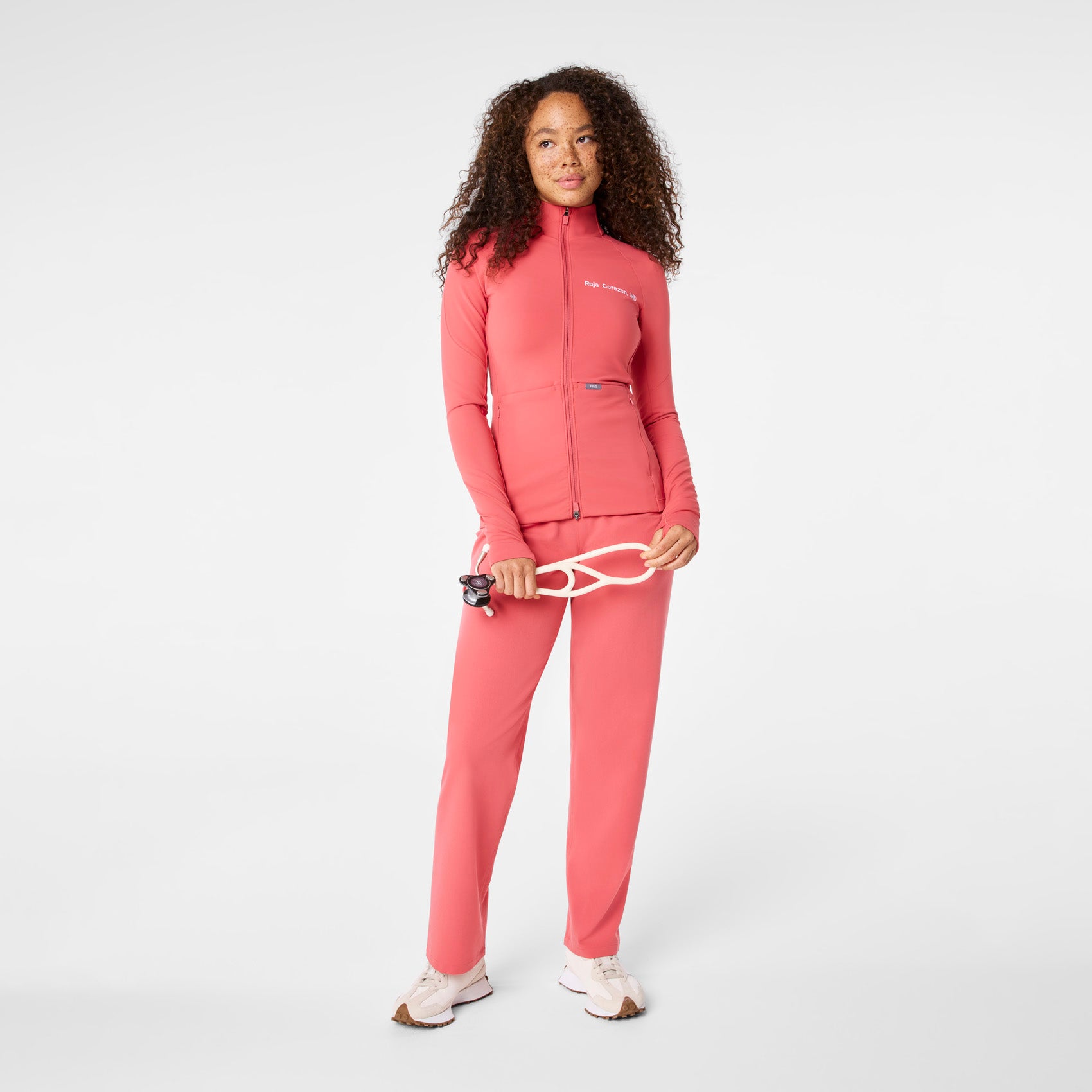 ContourKnit Scrub Jacket™ - Pulmonary Pink